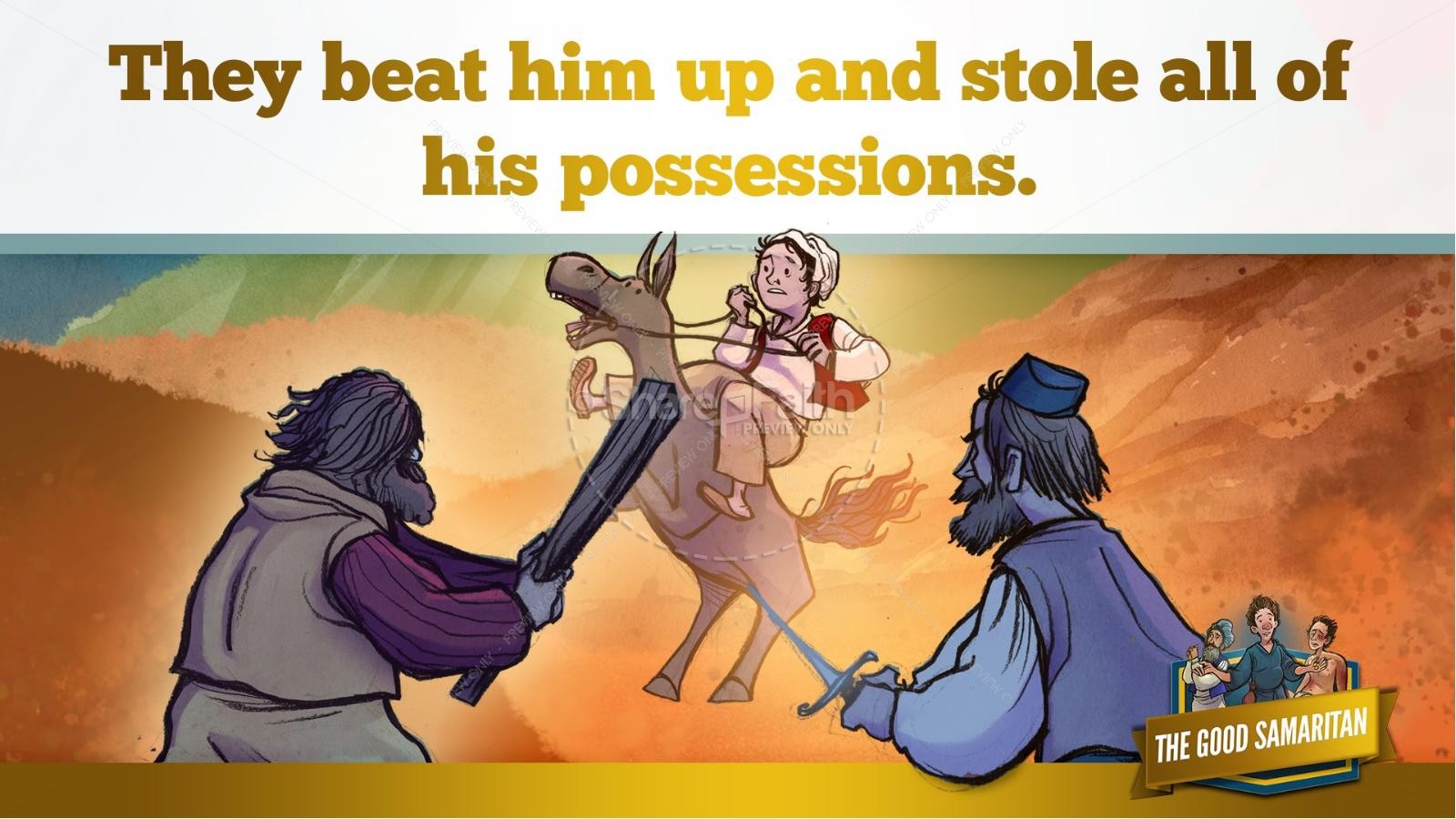 The Good Samaritan Kids Bible Story Thumbnail 16