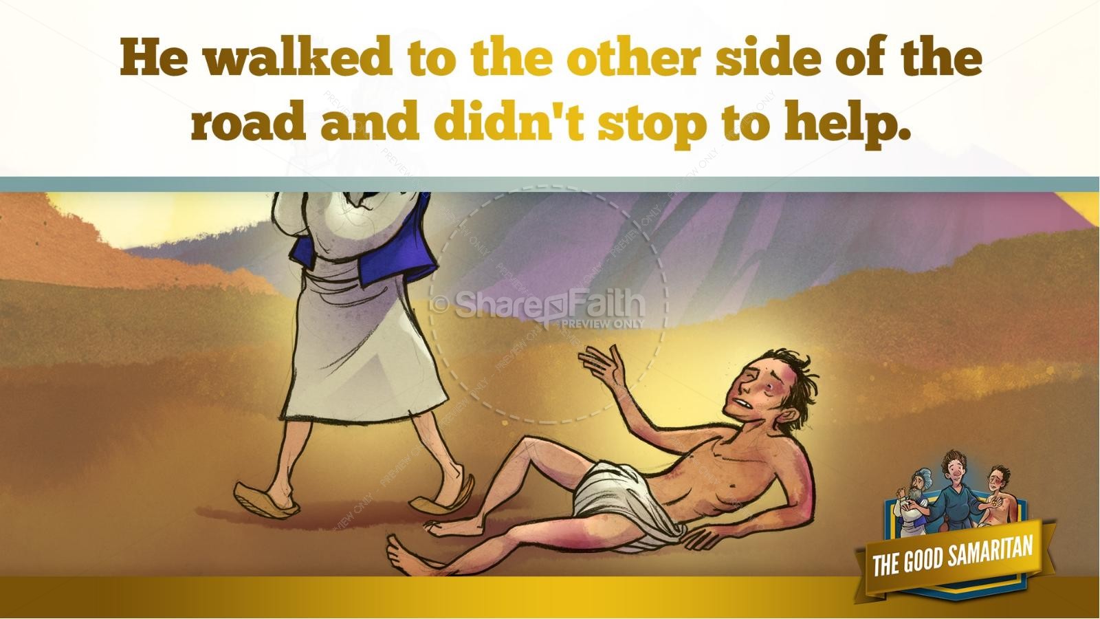 The Good Samaritan Kids Bible Story Thumbnail 24