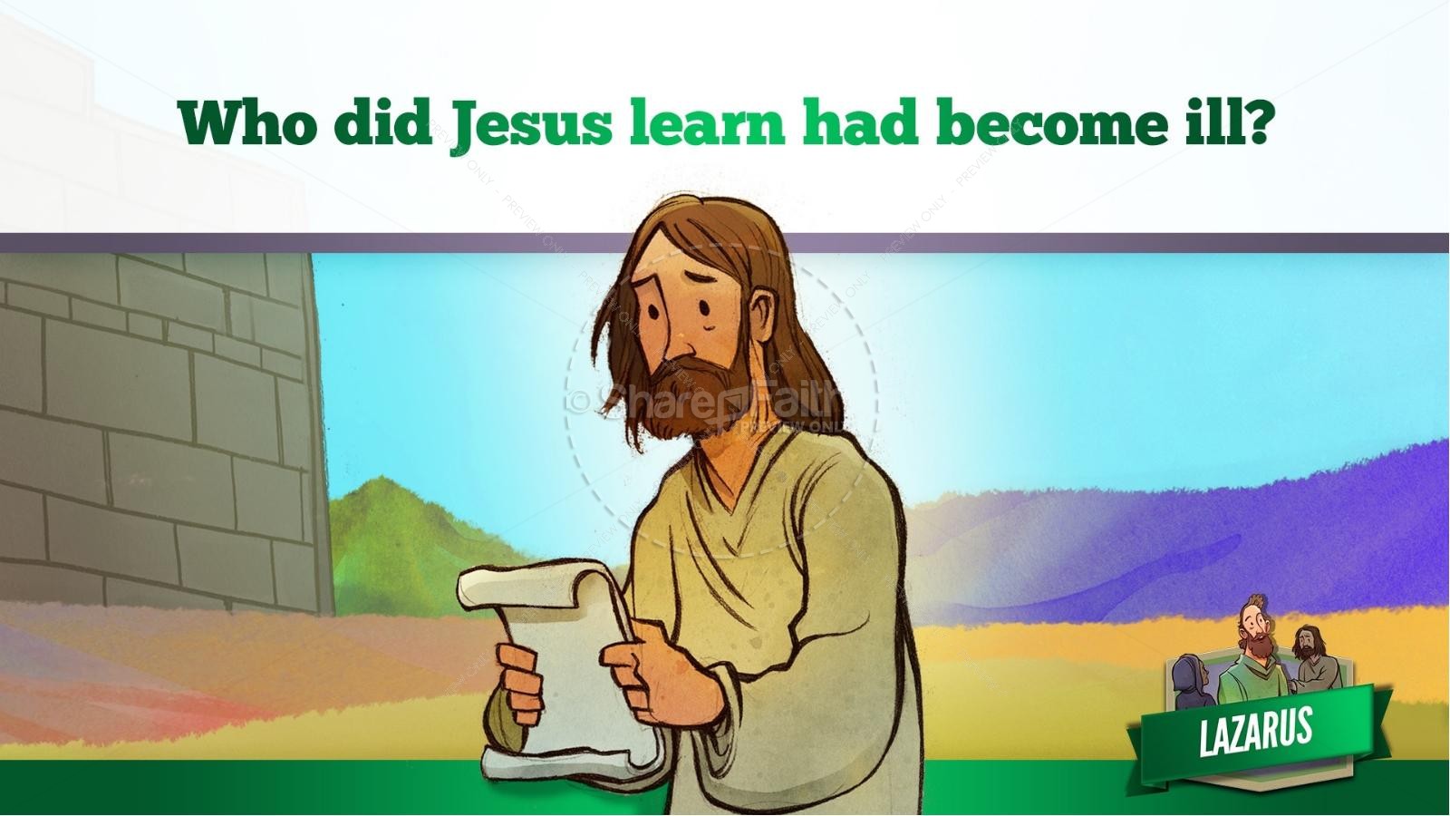 John 11 Lazarus Kids Bible Stories Thumbnail 15