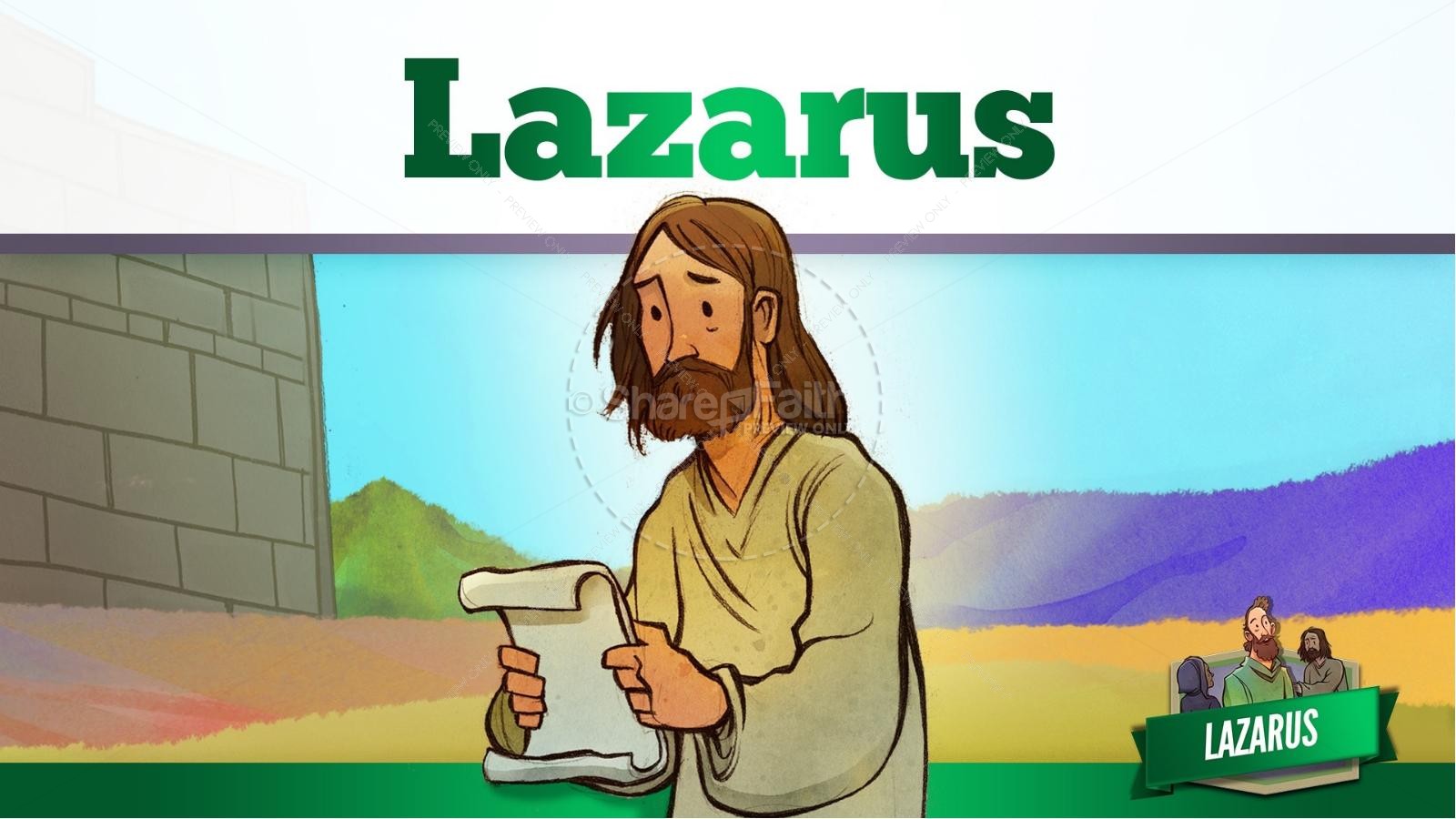 John 11 Lazarus Kids Bible Stories Thumbnail 16