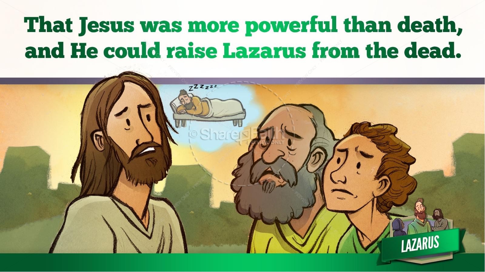 John 11 Lazarus Kids Bible Stories Thumbnail 20