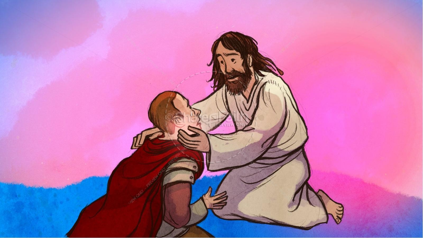 Jesus' Crucifixion Kids Bible Story | slide 11