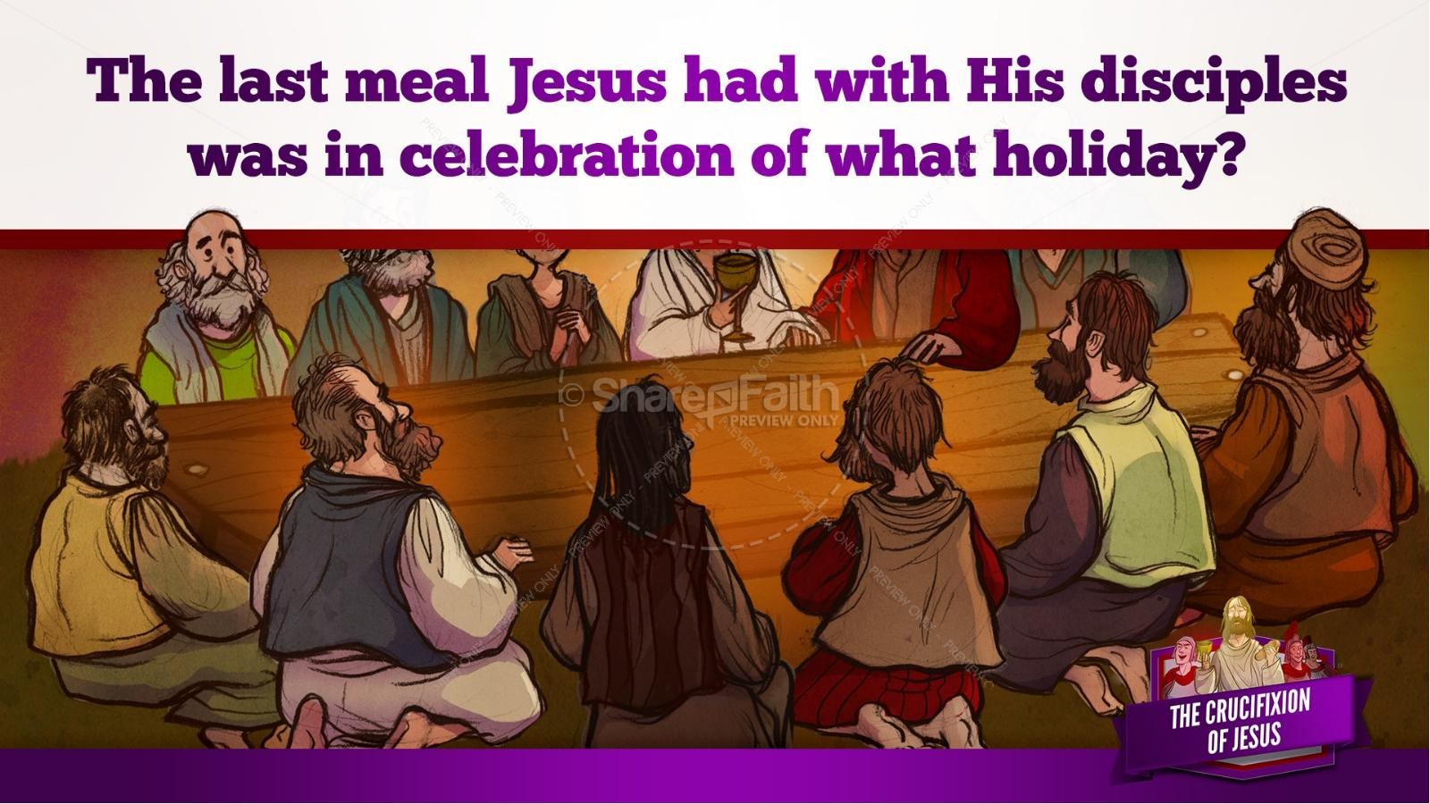 Jesus' Crucifixion Kids Bible Story Thumbnail 25