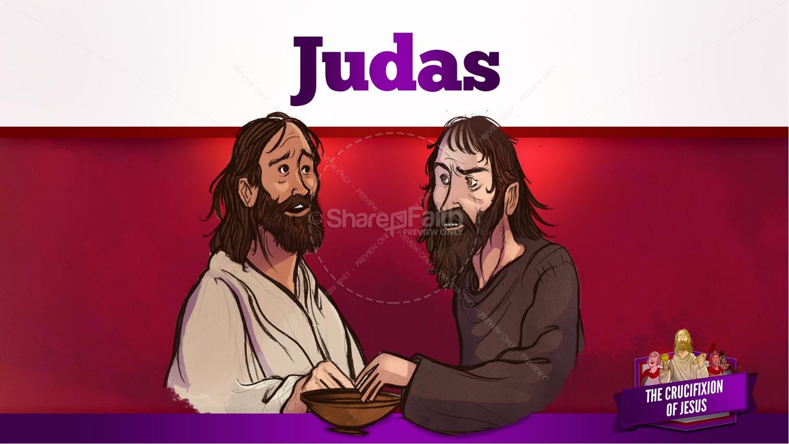 Jesus' Crucifixion Kids Bible Story | slide 30