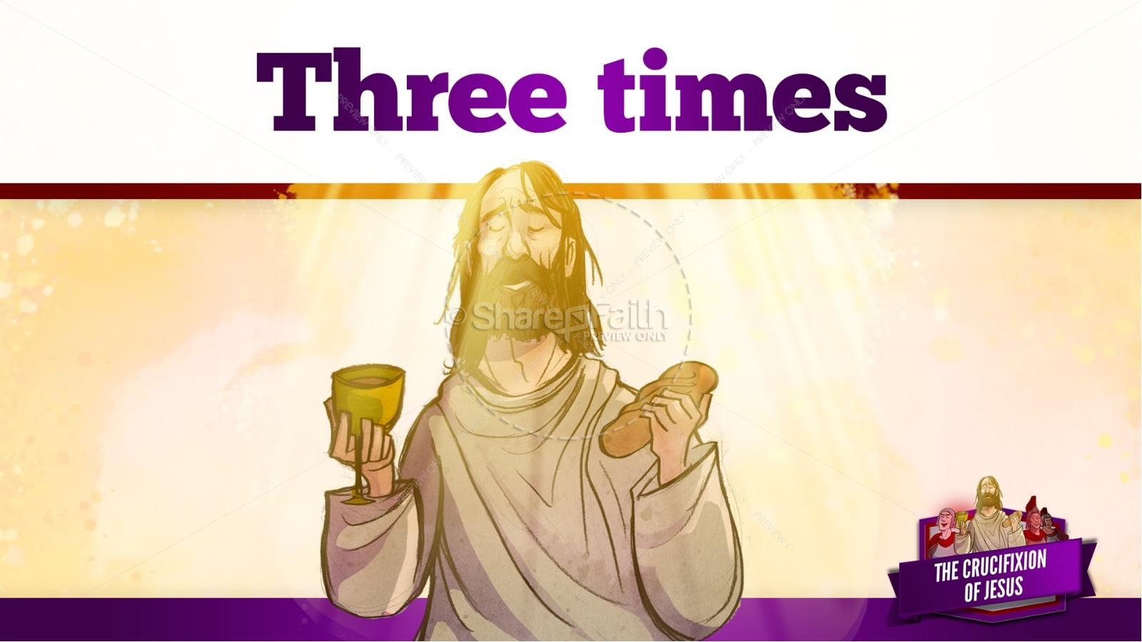 Jesus' Crucifixion Kids Bible Story | slide 38