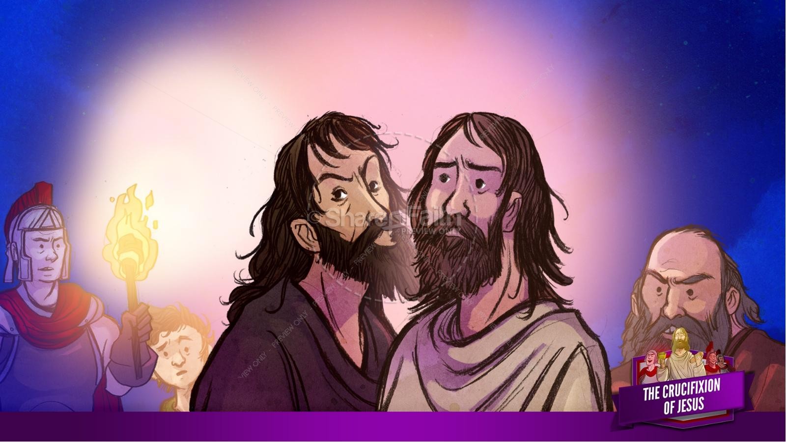 Jesus' Crucifixion Kids Bible Story | slide 52