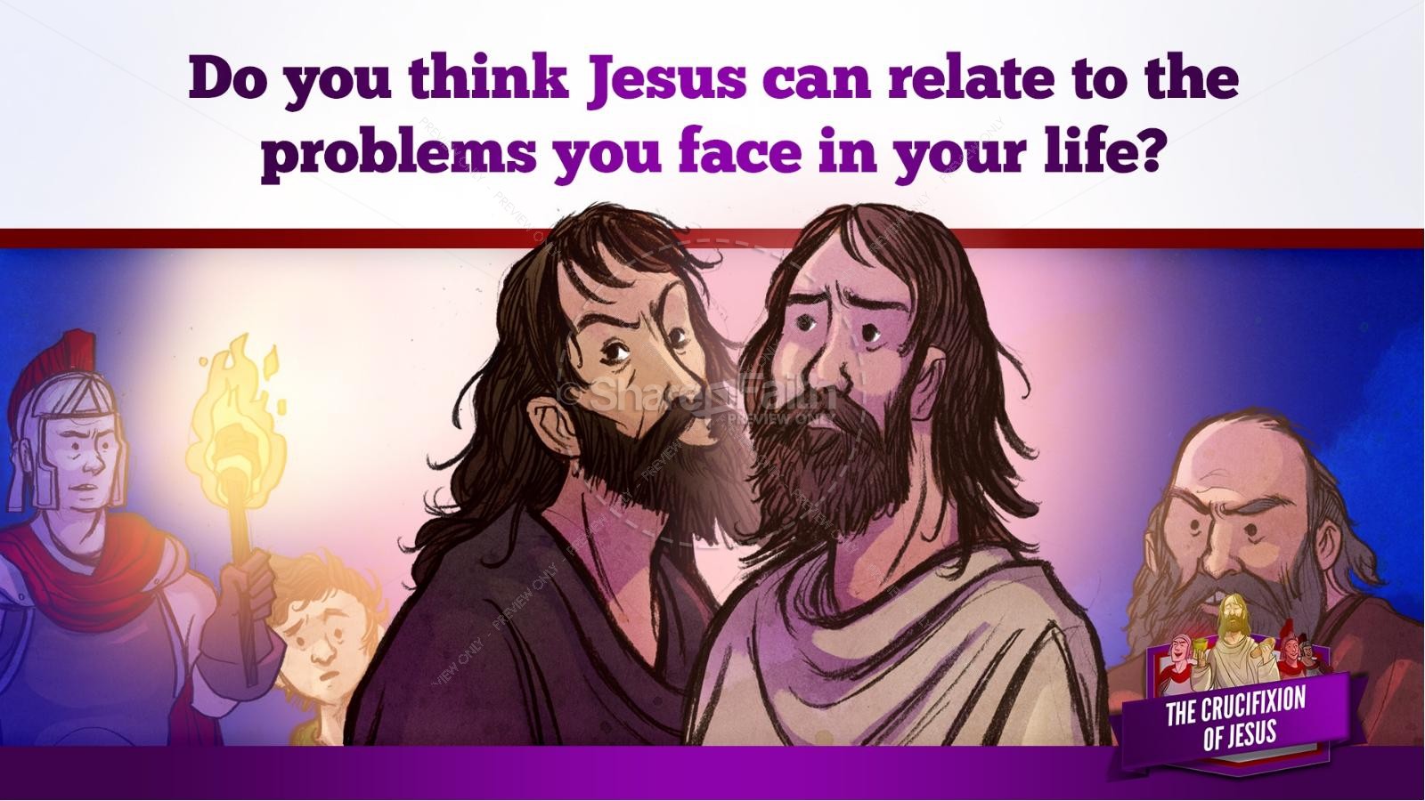 Jesus' Crucifixion Kids Bible Story | slide 55