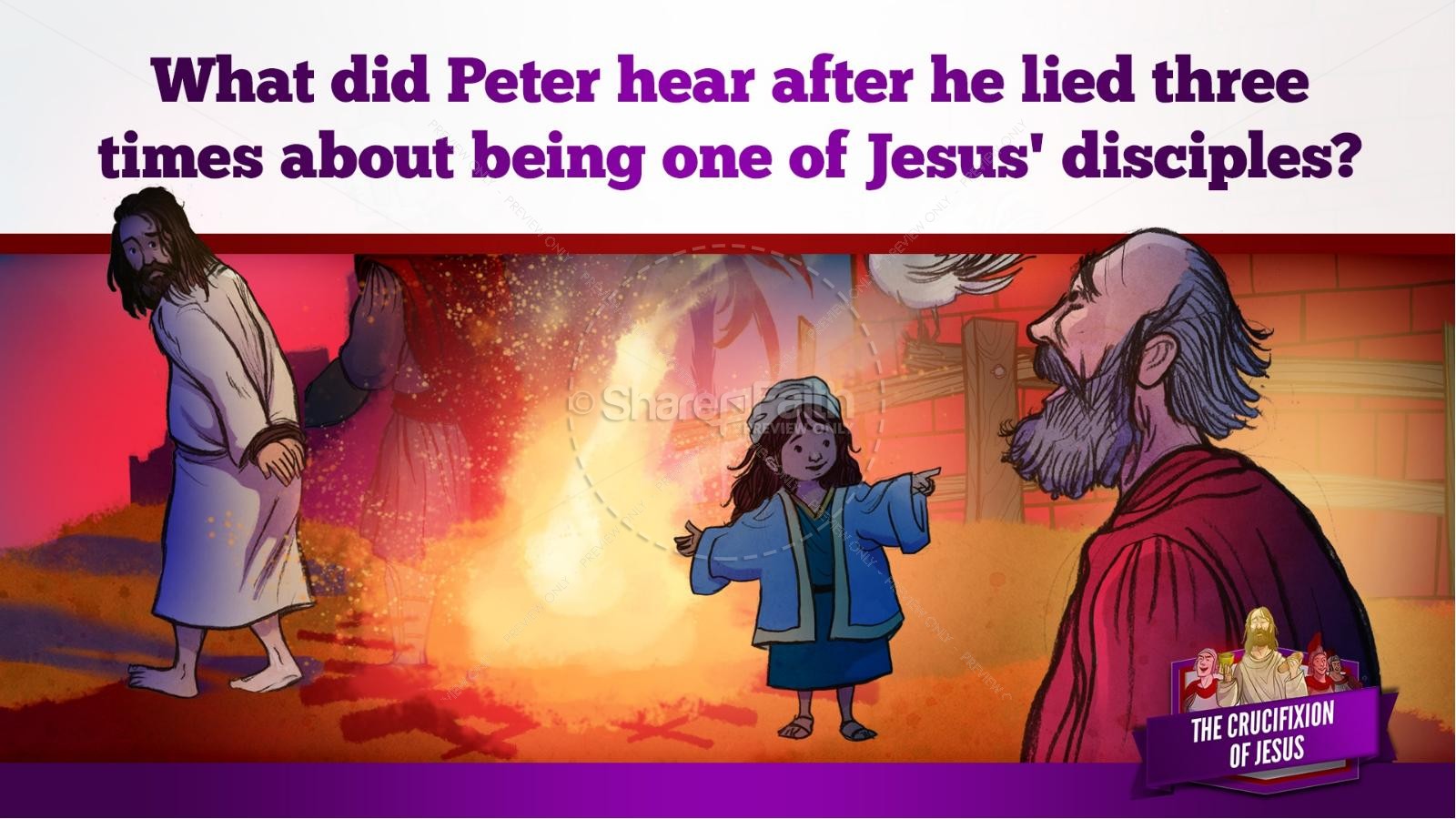Jesus' Crucifixion Kids Bible Story Thumbnail 73