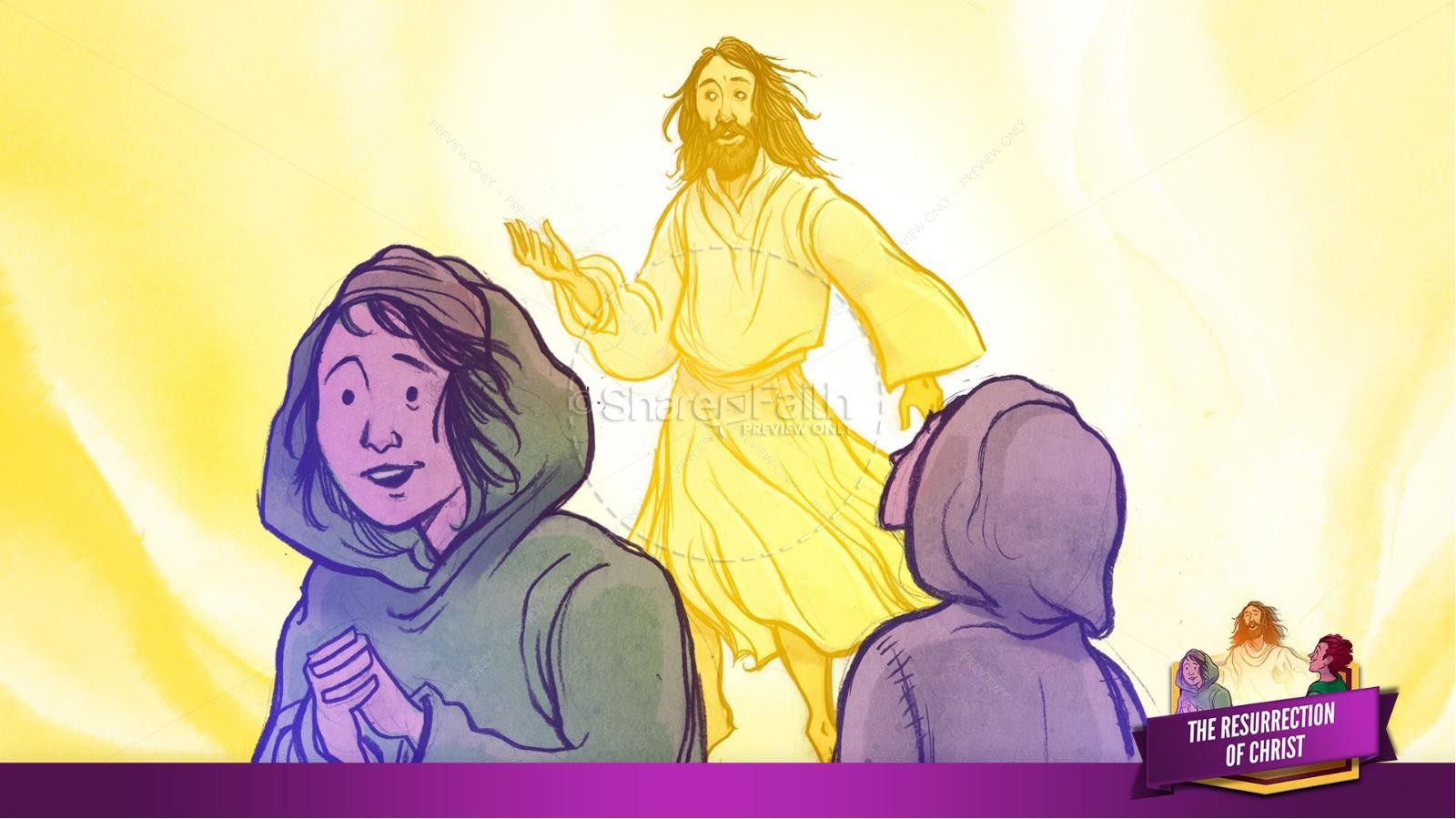 Jesus' Resurrection Kids Bible Story | slide 18