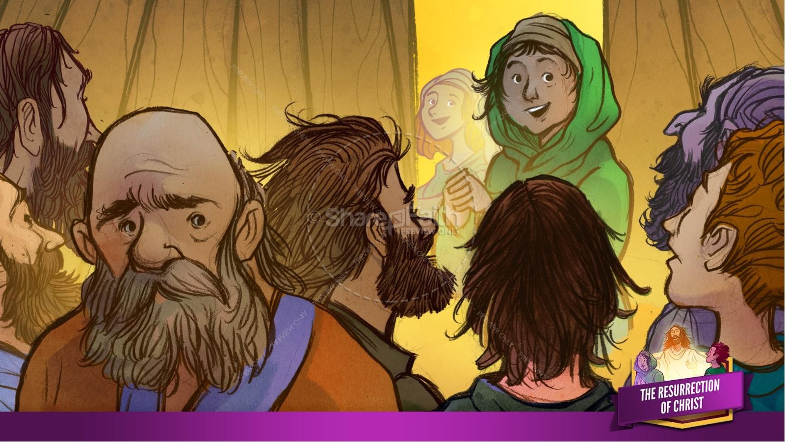 Jesus' Resurrection Kids Bible Story | slide 22