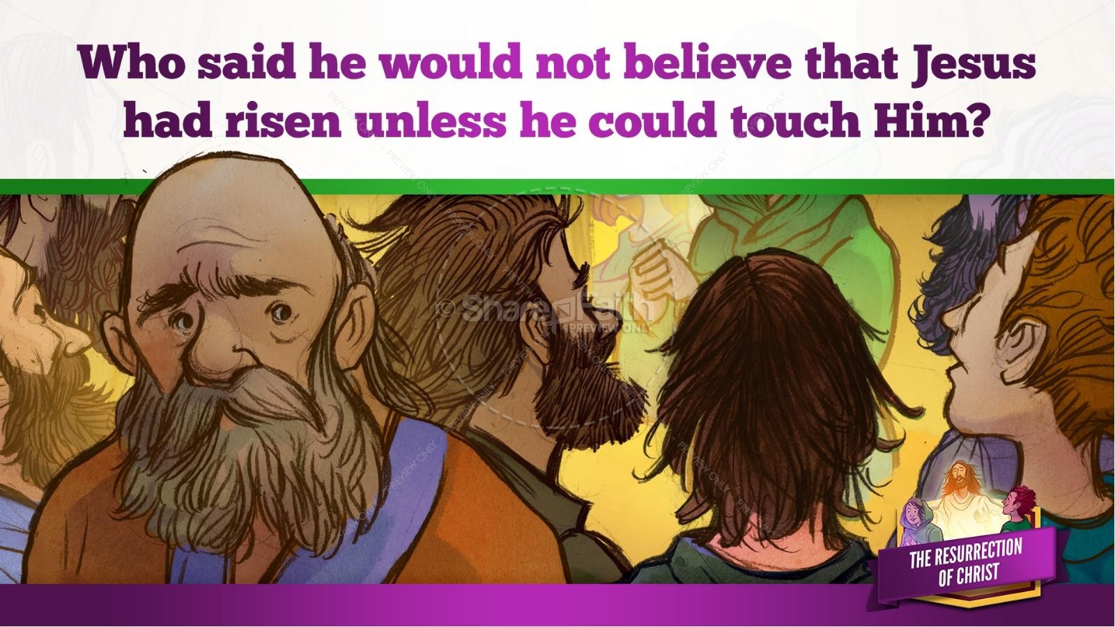 Jesus' Resurrection Kids Bible Story Thumbnail 23