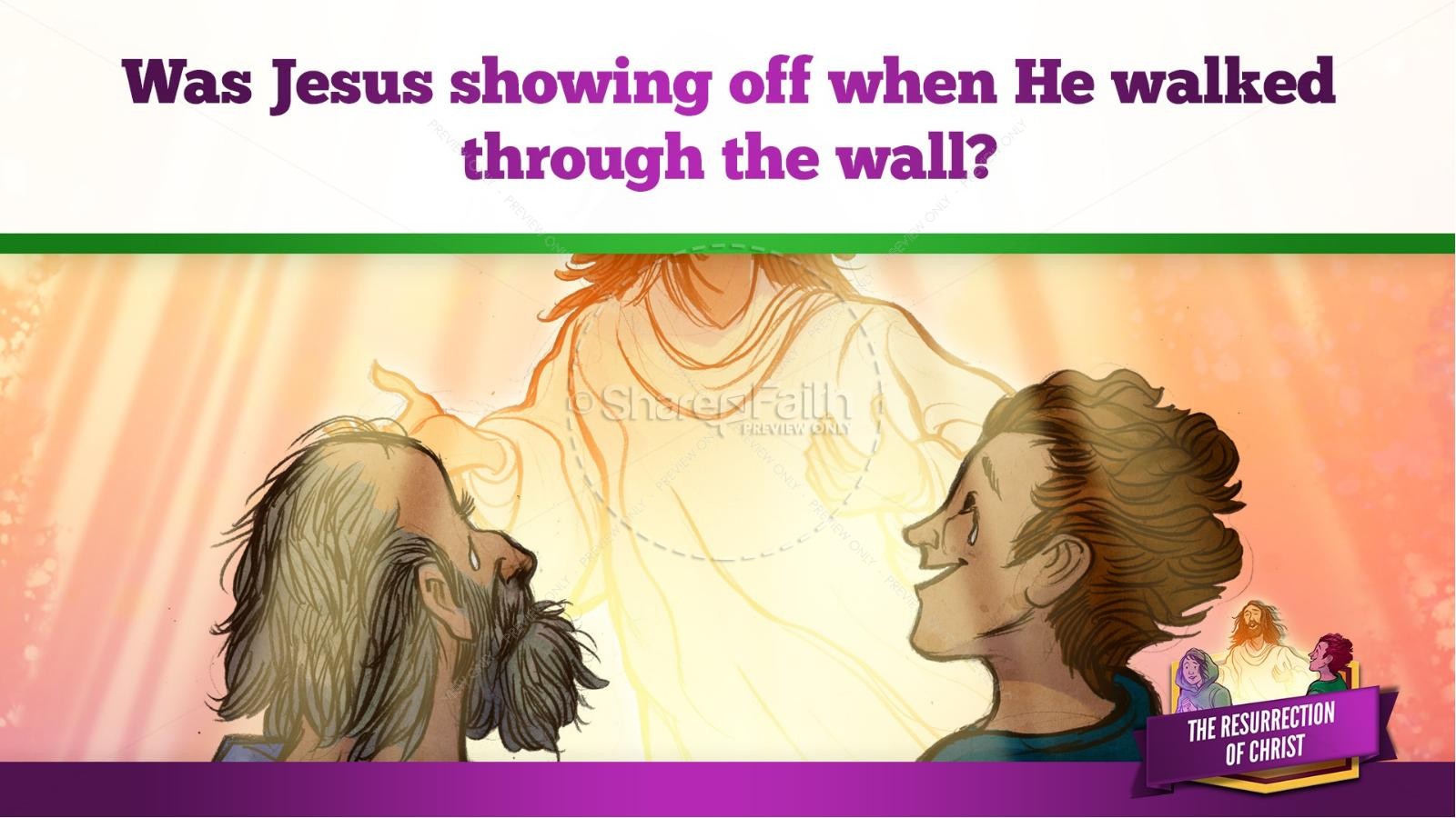 Jesus' Resurrection Kids Bible Story | slide 29