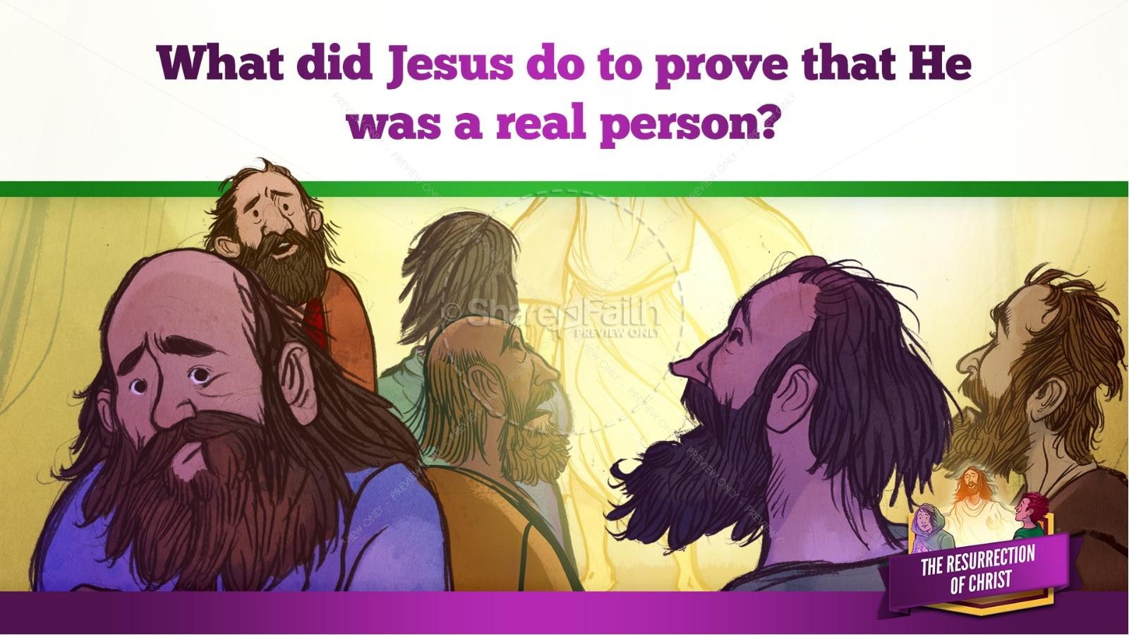 Jesus' Resurrection Kids Bible Story | slide 31