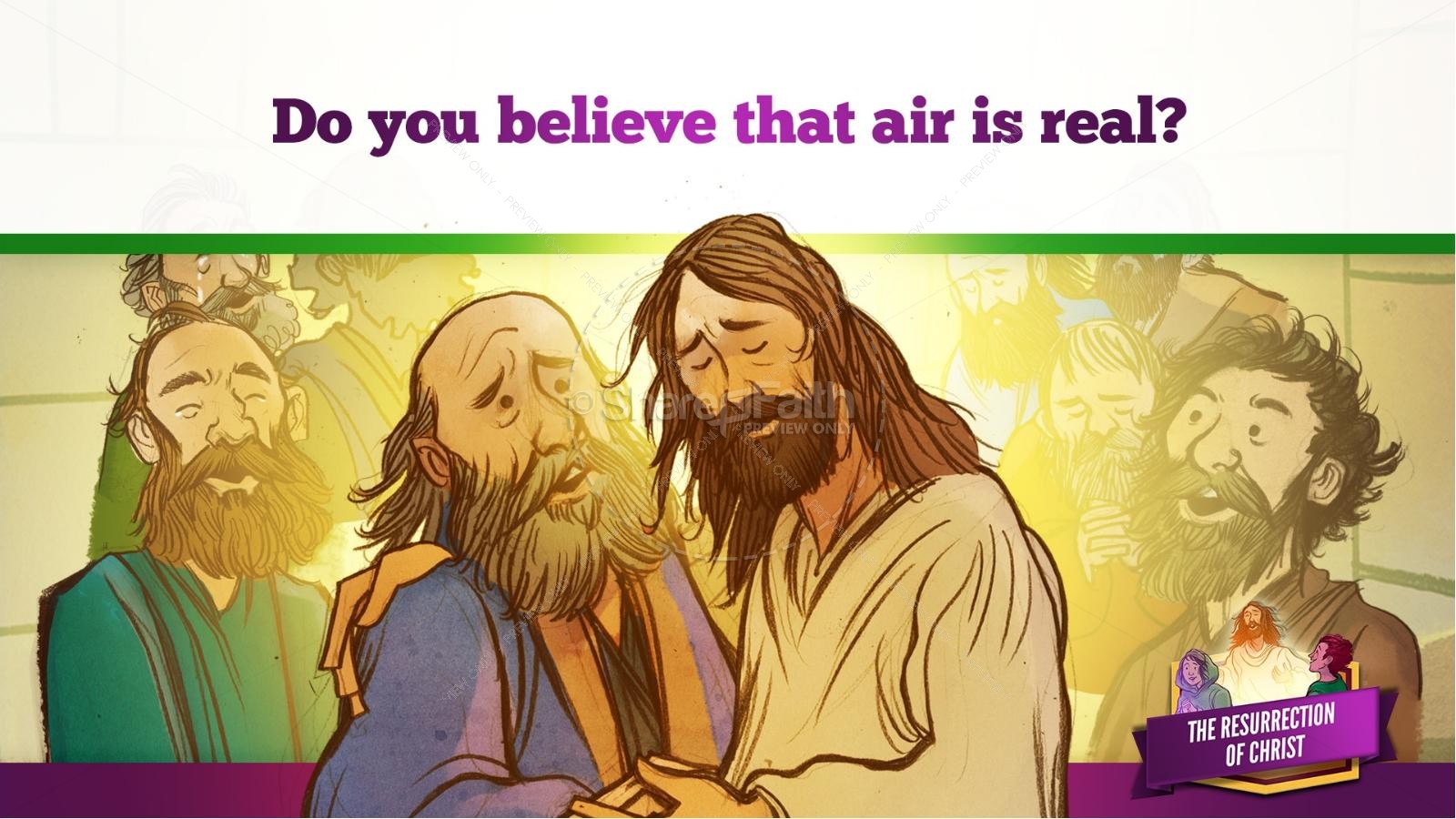 Jesus' Resurrection Kids Bible Story | slide 37