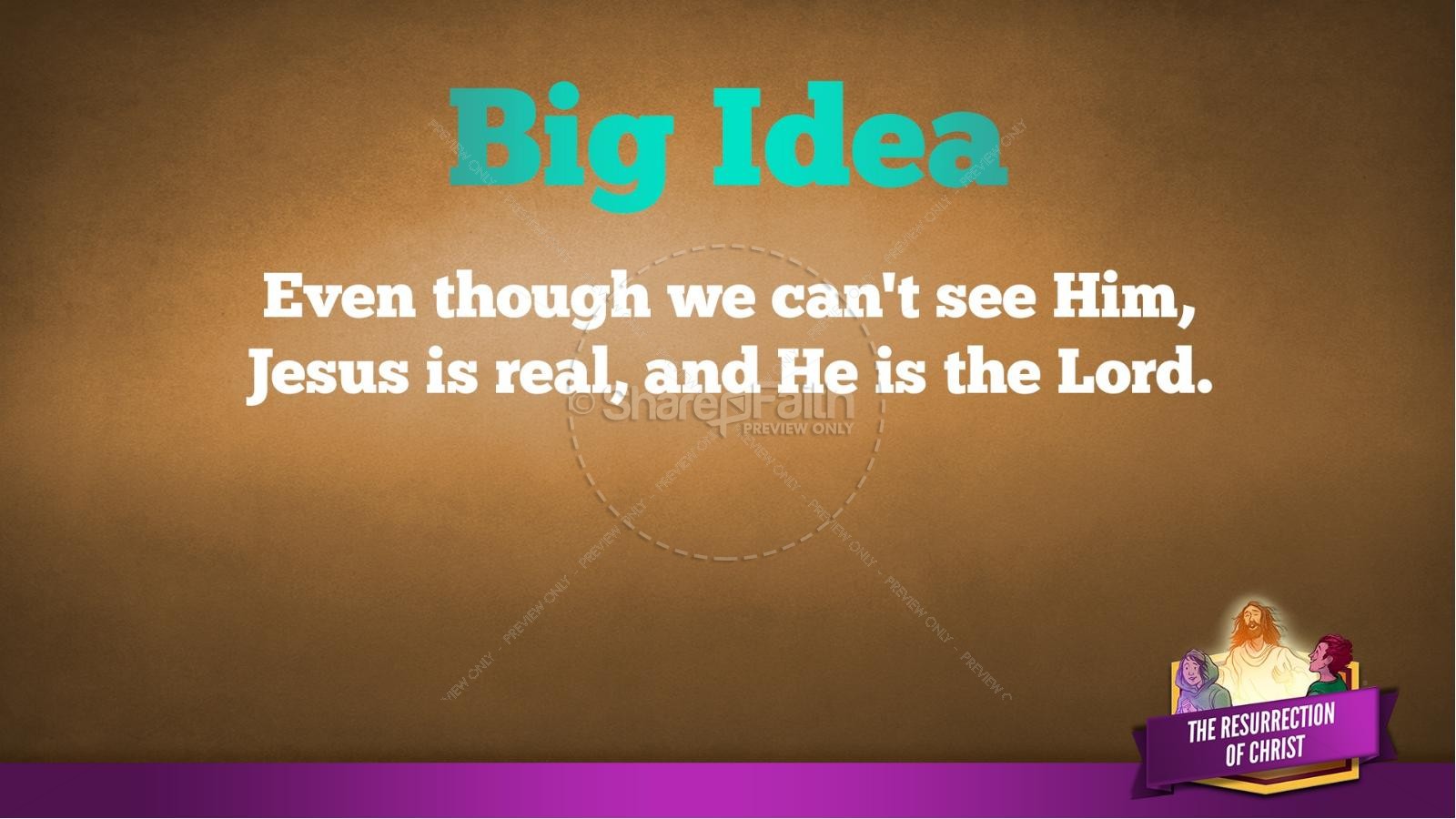 Jesus' Resurrection Kids Bible Story | slide 38