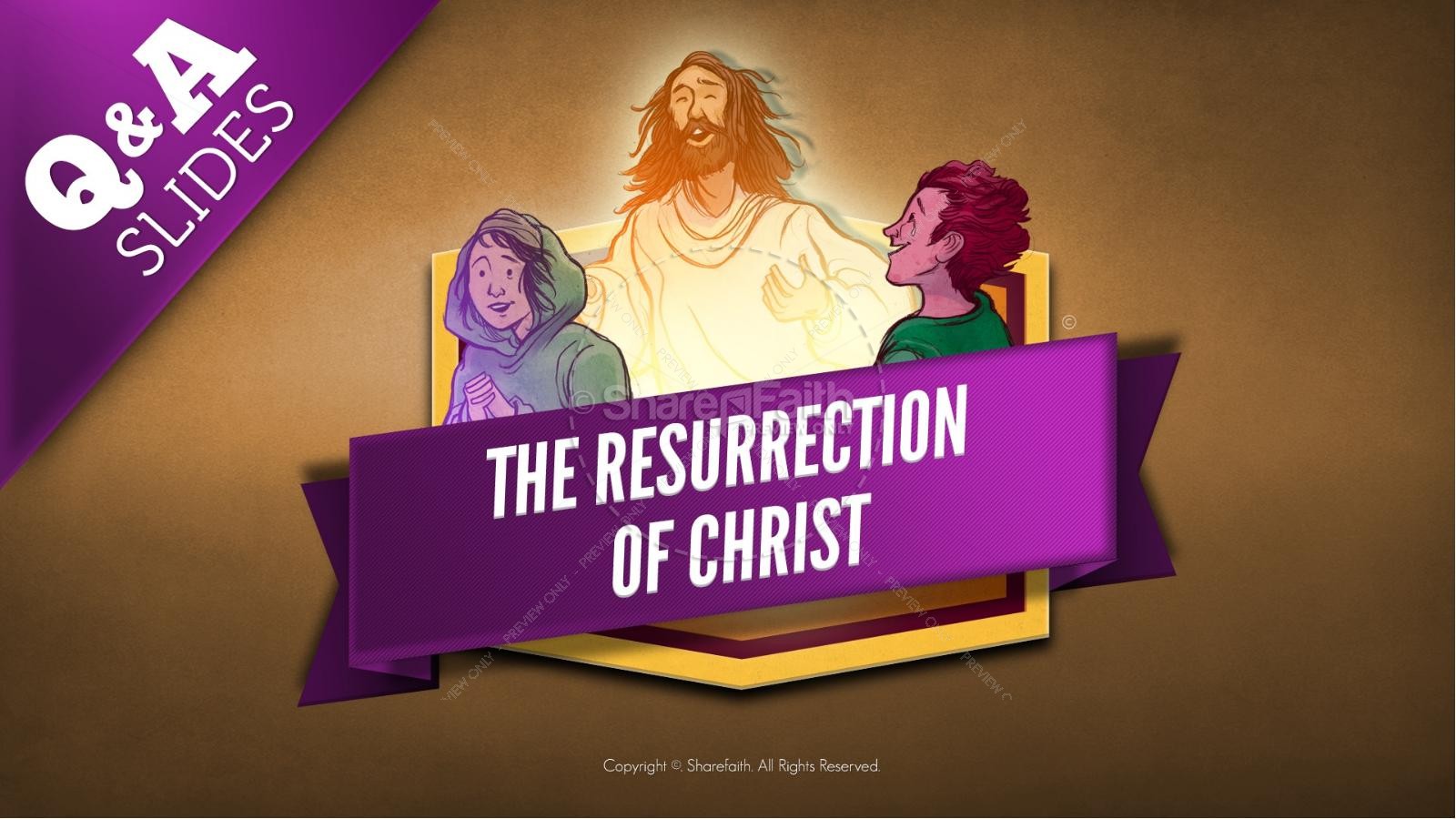 Jesus' Resurrection Kids Bible Story | slide 9