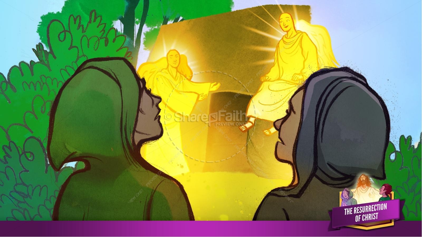 Jesus' Resurrection Kids Bible Story Thumbnail 10