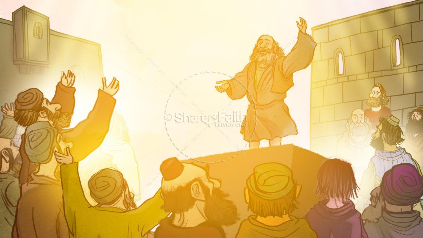The Ascension and Pentecost Kids Bible Story Thumbnail 6