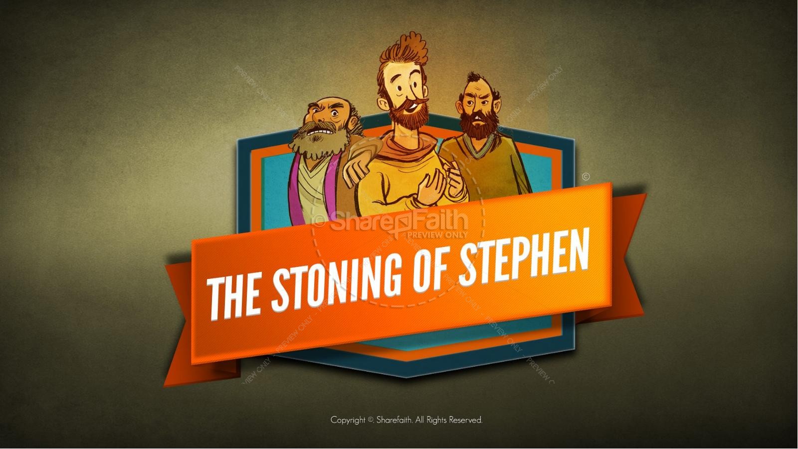 Acts 7 The Stoning of Stephen Kids Bible Story