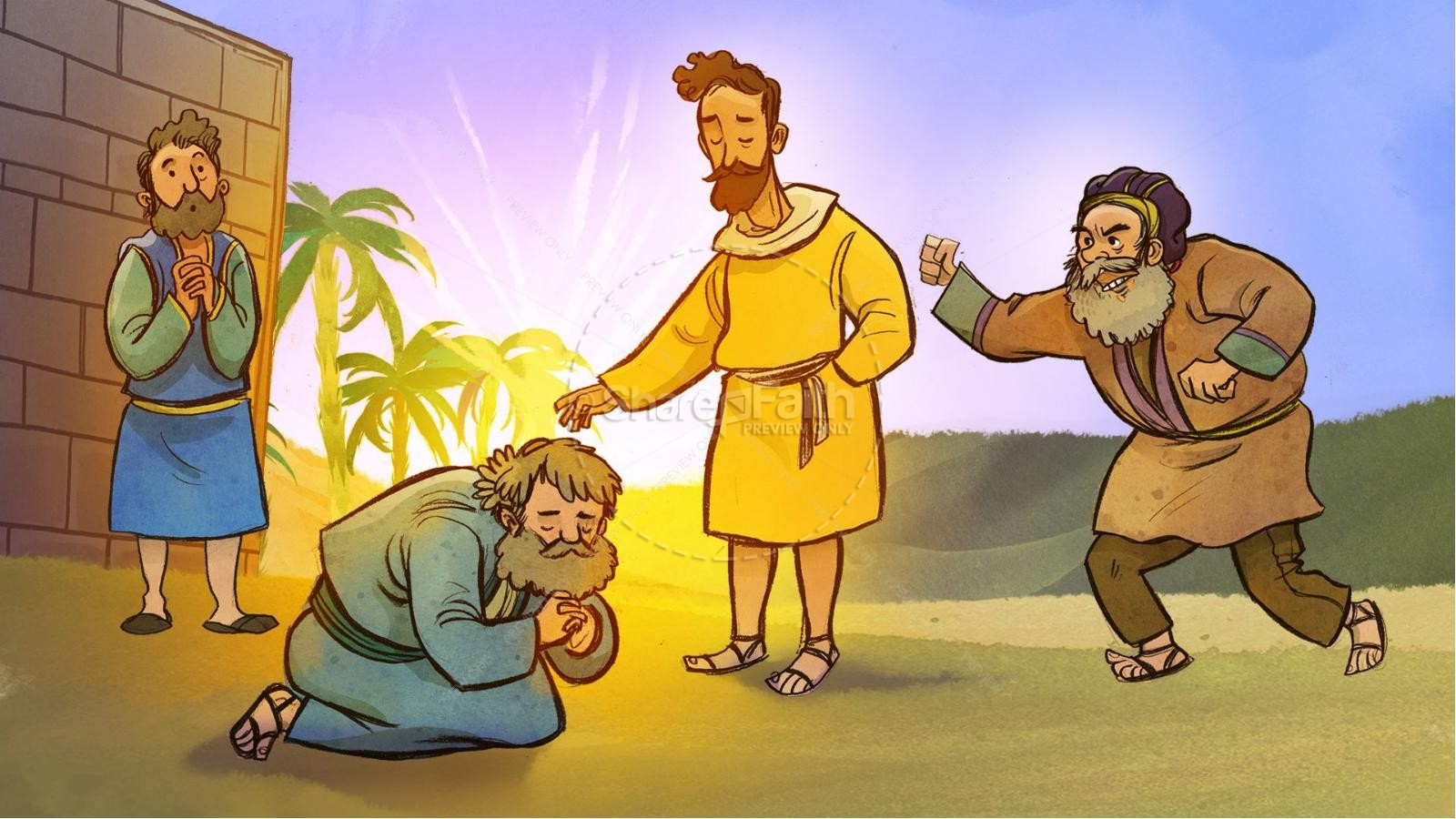 Acts 7 The Stoning of Stephen Kids Bible Story | slide 4