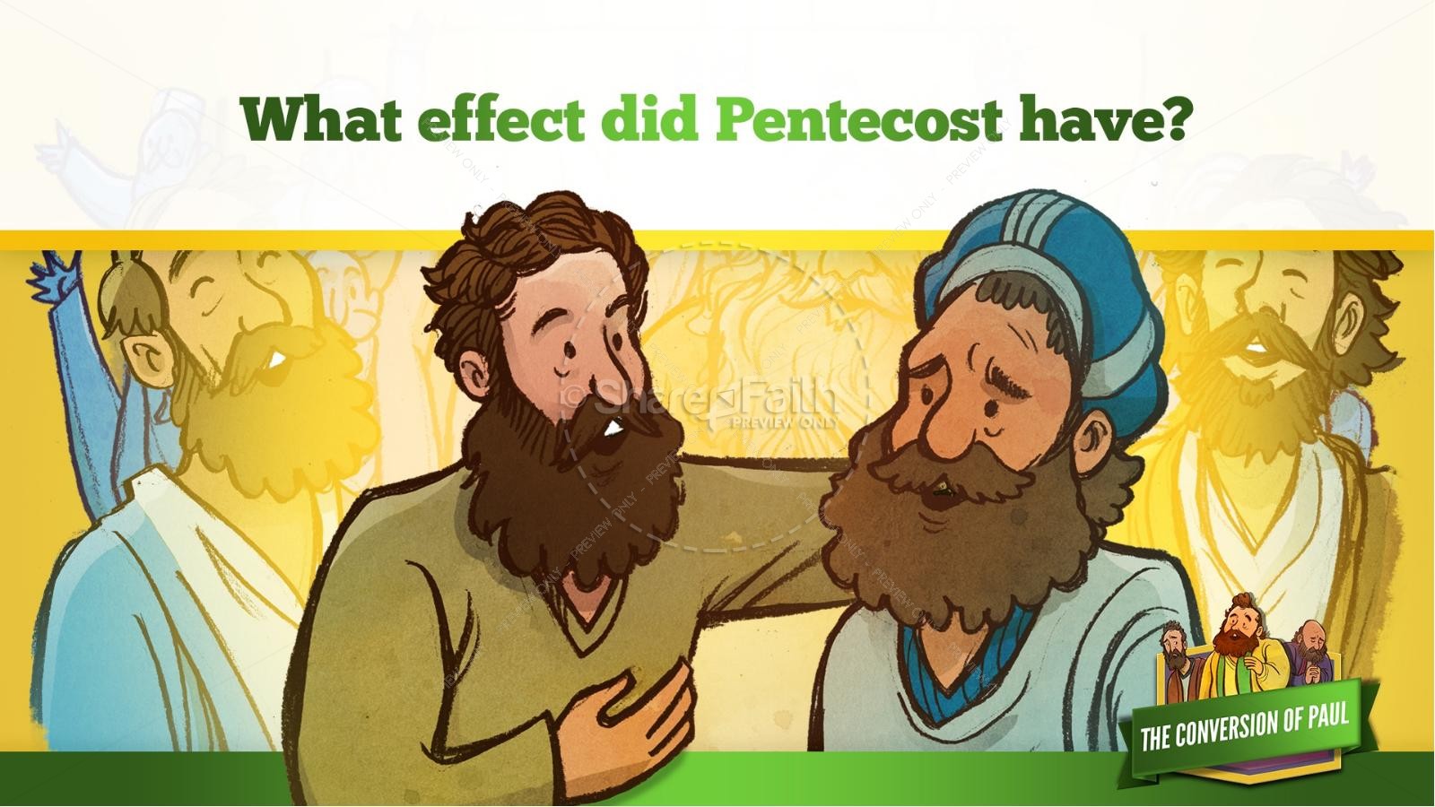 Acts 9 Paul's Conversion Kids Bible Stories | slide 11