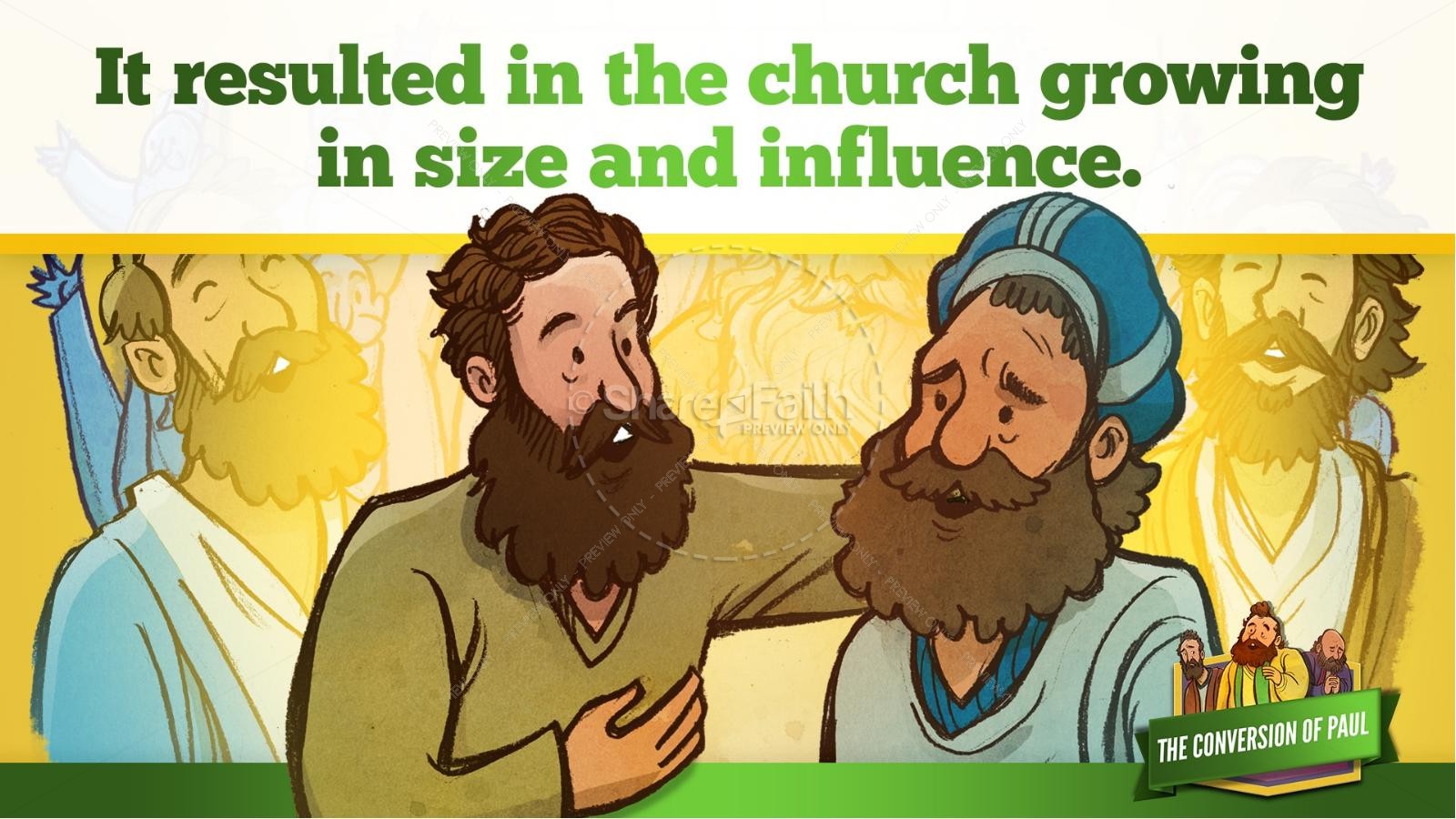 Acts 9 Paul's Conversion Kids Bible Stories | slide 12