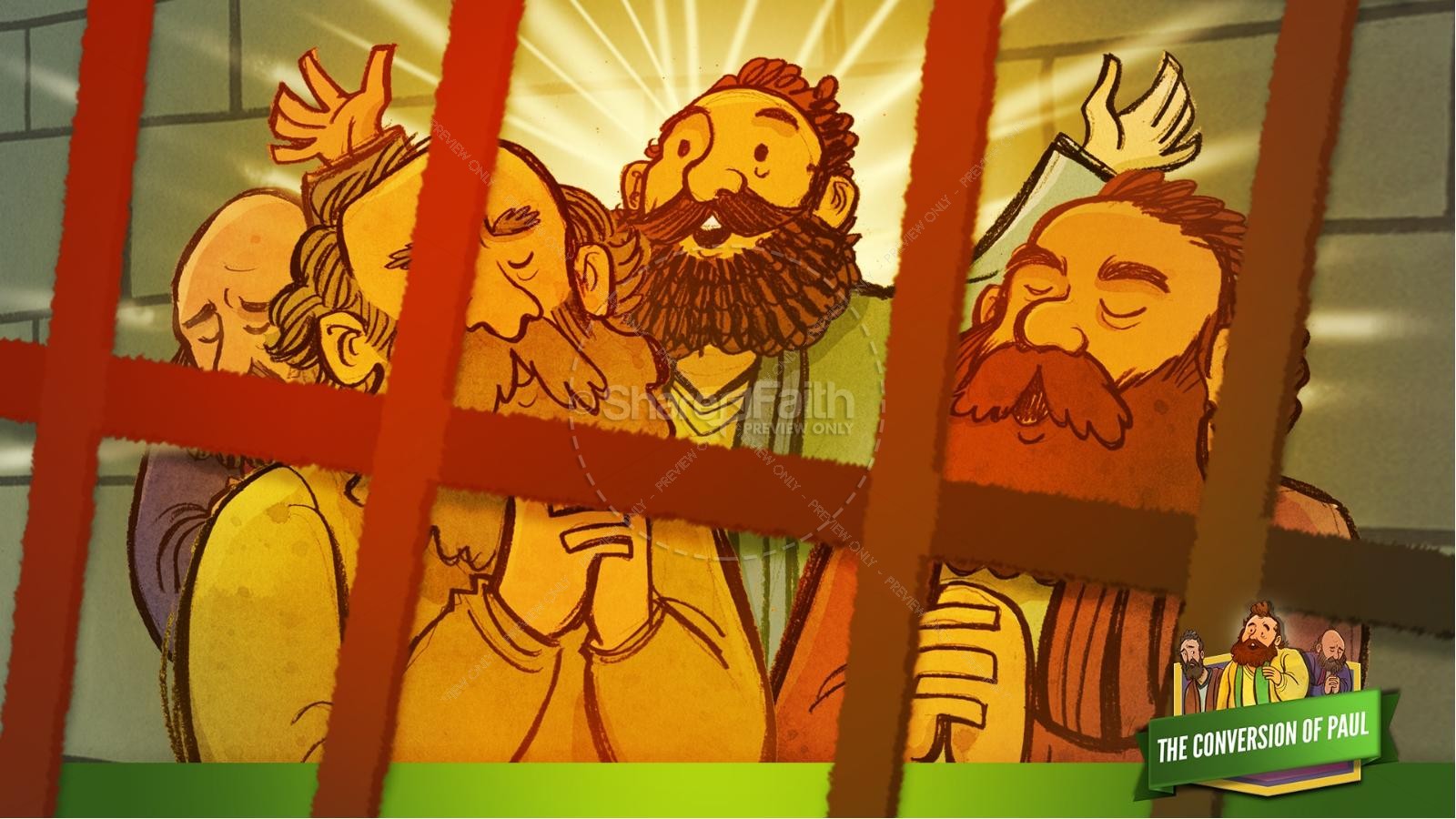 Acts 9 Paul's Conversion Kids Bible Stories | slide 14