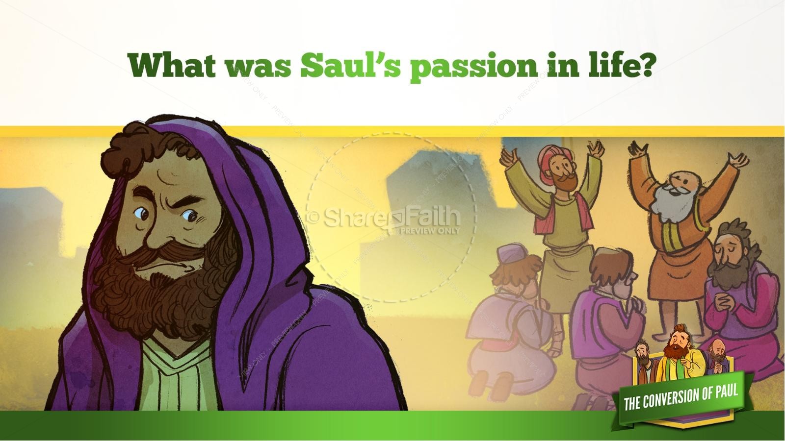 Acts 9 Paul's Conversion Kids Bible Stories Thumbnail 19