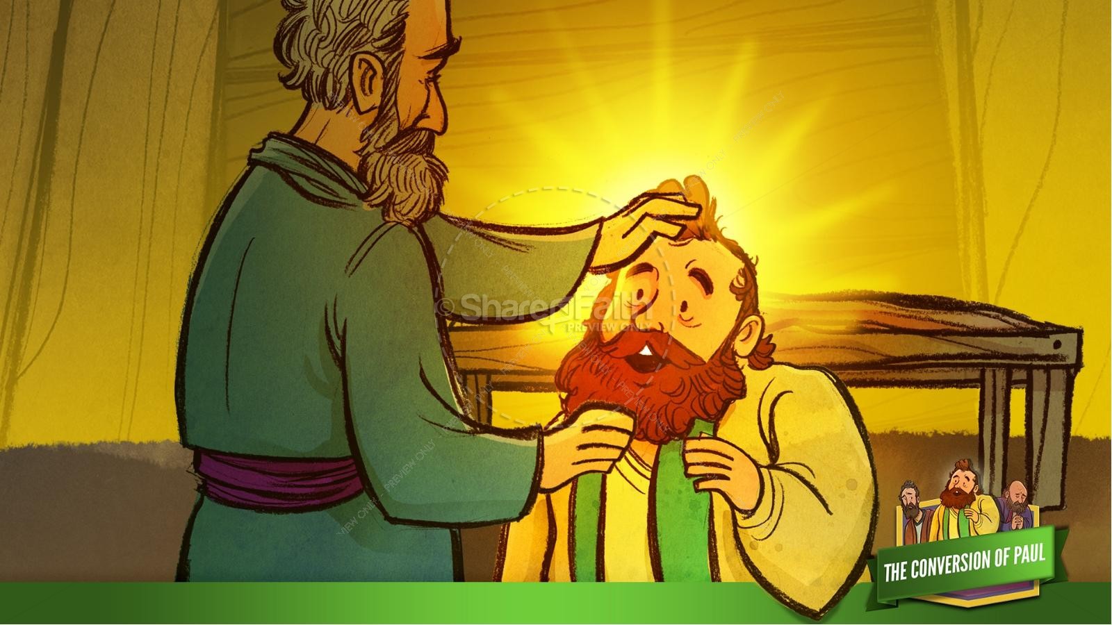 Acts 9 Paul's Conversion Kids Bible Stories | slide 34