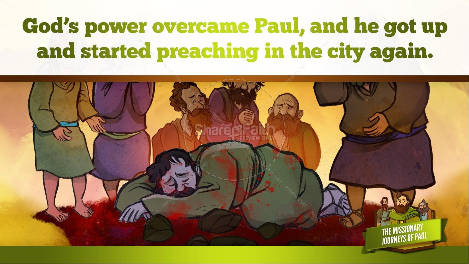 Paul's Missionary Journeys Kids Bible Stories Thumbnail 32