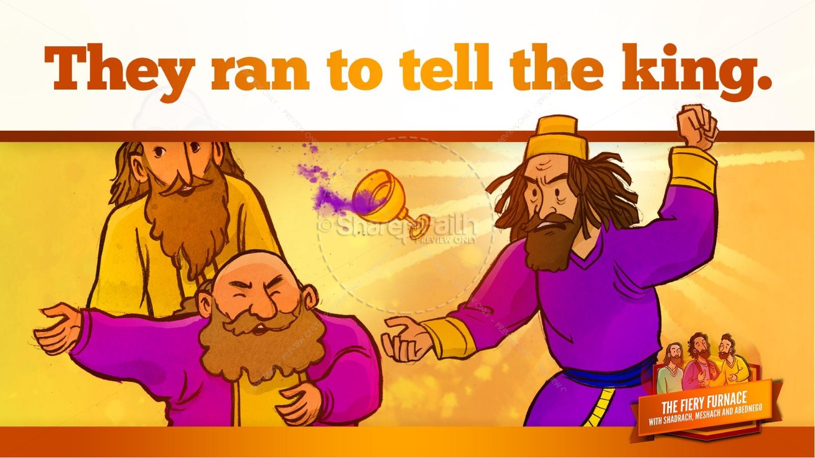 The Fiery Furnace with Shadrach, Meshach and Abednego Kids Bible Story Thumbnail 41