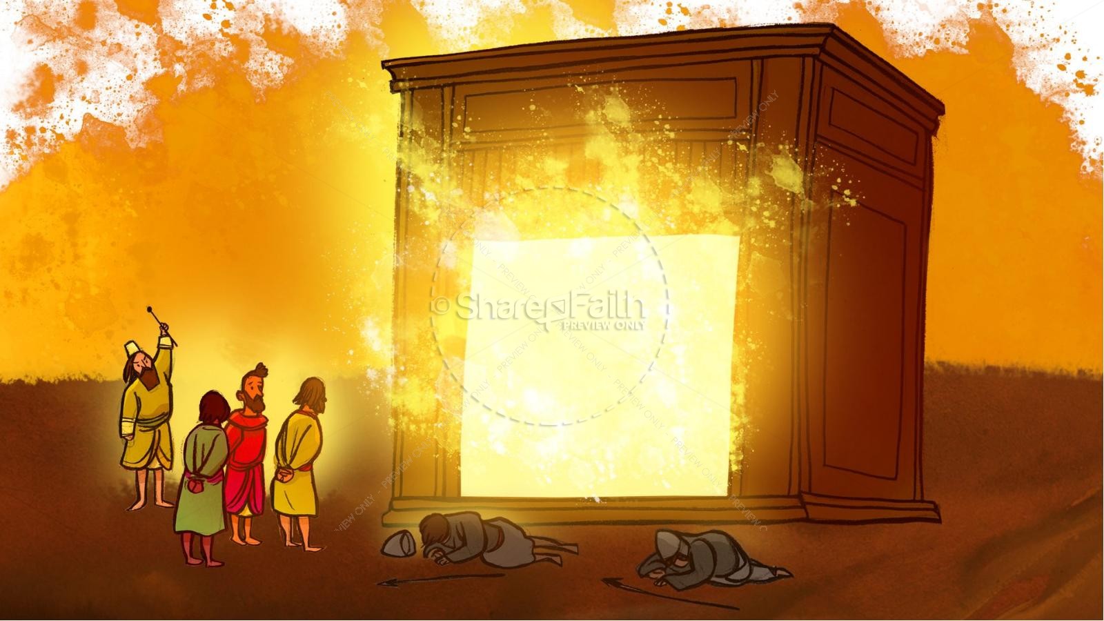 The Fiery Furnace with Shadrach, Meshach and Abednego Kids Bible Story Thumbnail 10