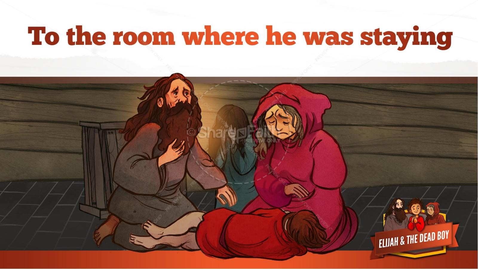 1 Kings 17 Elijah and the Widow Kids Bible Story | slide 28