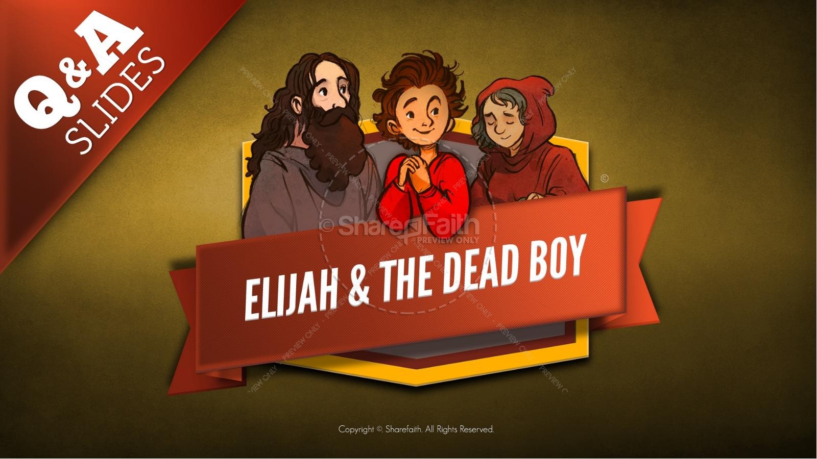 1 Kings 17 Elijah and the Widow Kids Bible Story | slide 9