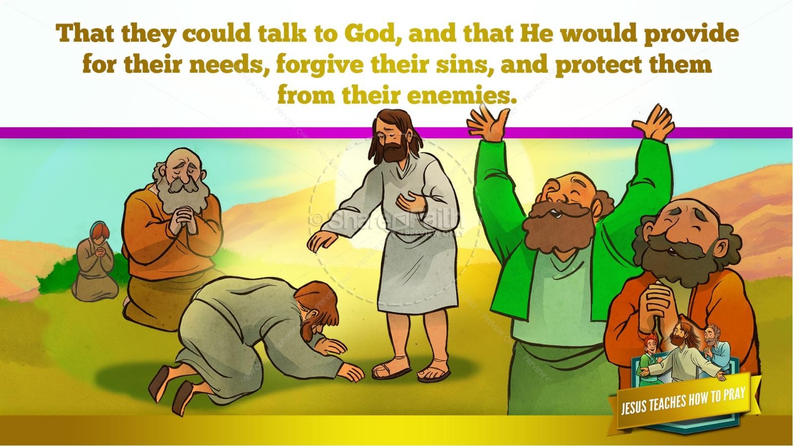 The Lord's Prayer Kids Bible Story Thumbnail 46