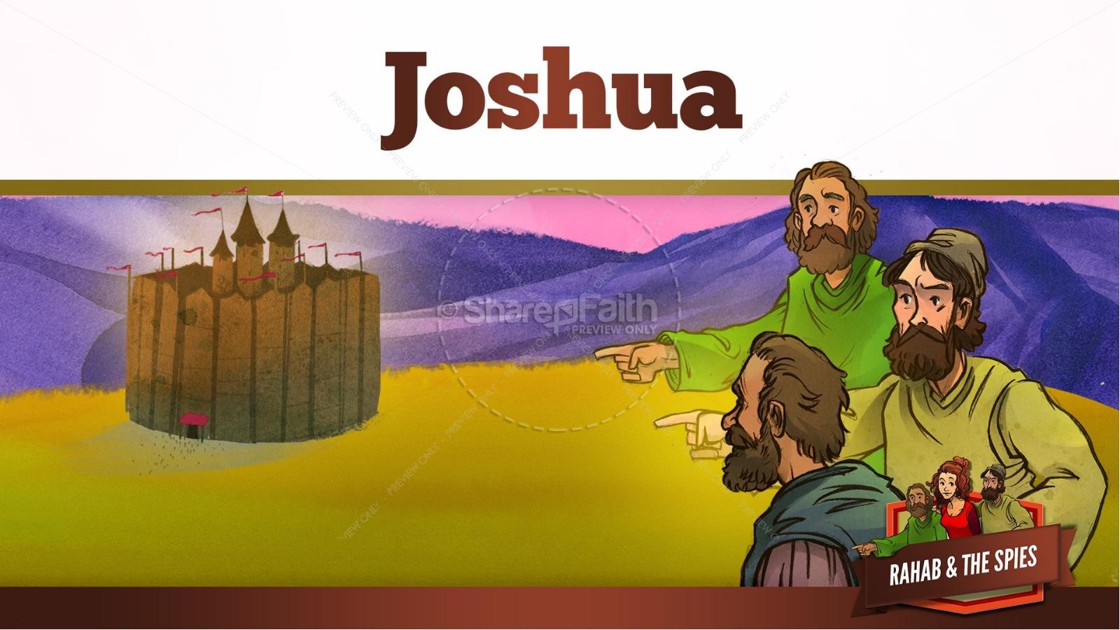 Joshua 2 The Story of Rahab Kids Bible Stories