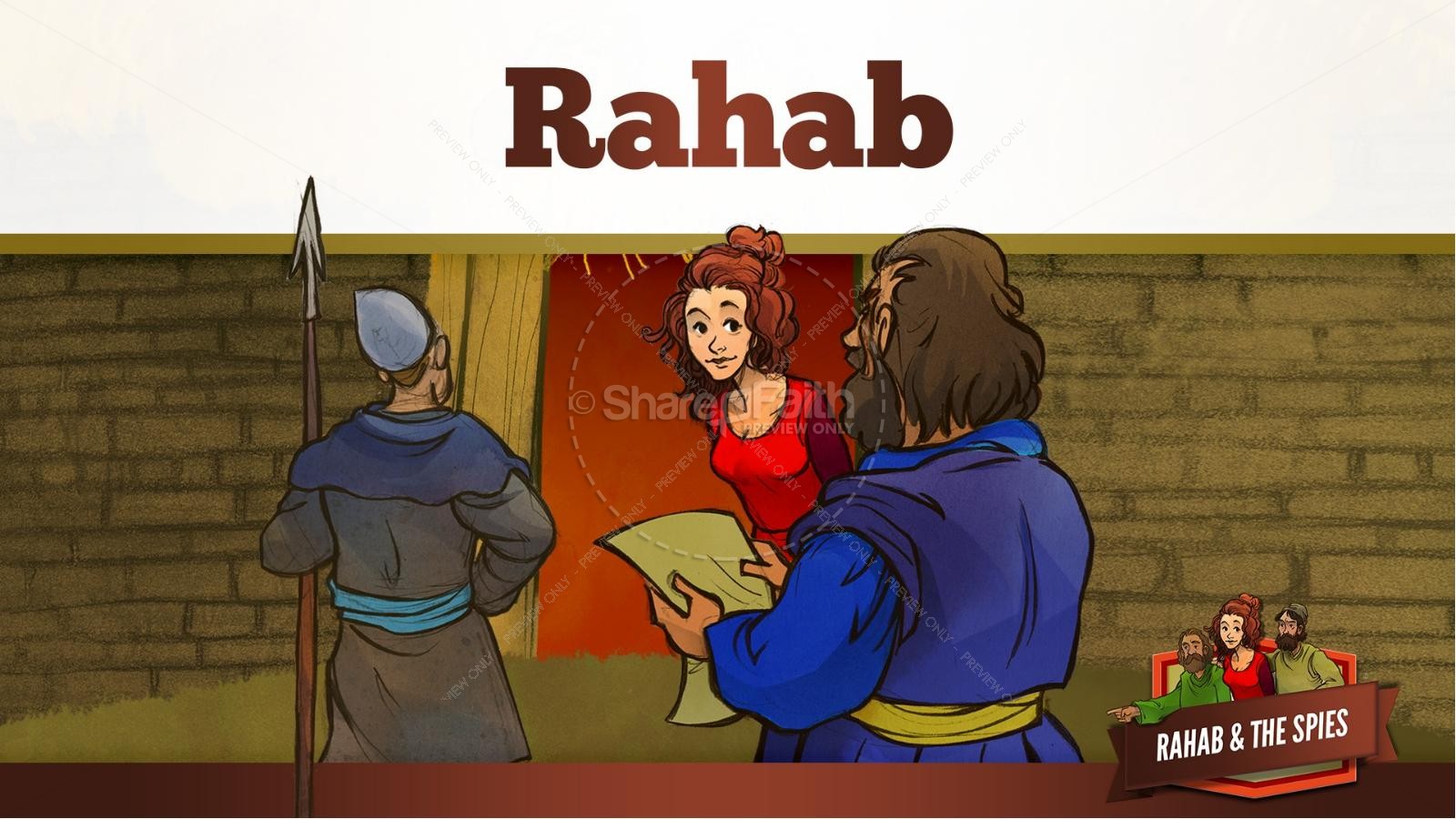 Joshua 2 The Story of Rahab Kids Bible Stories Thumbnail 16
