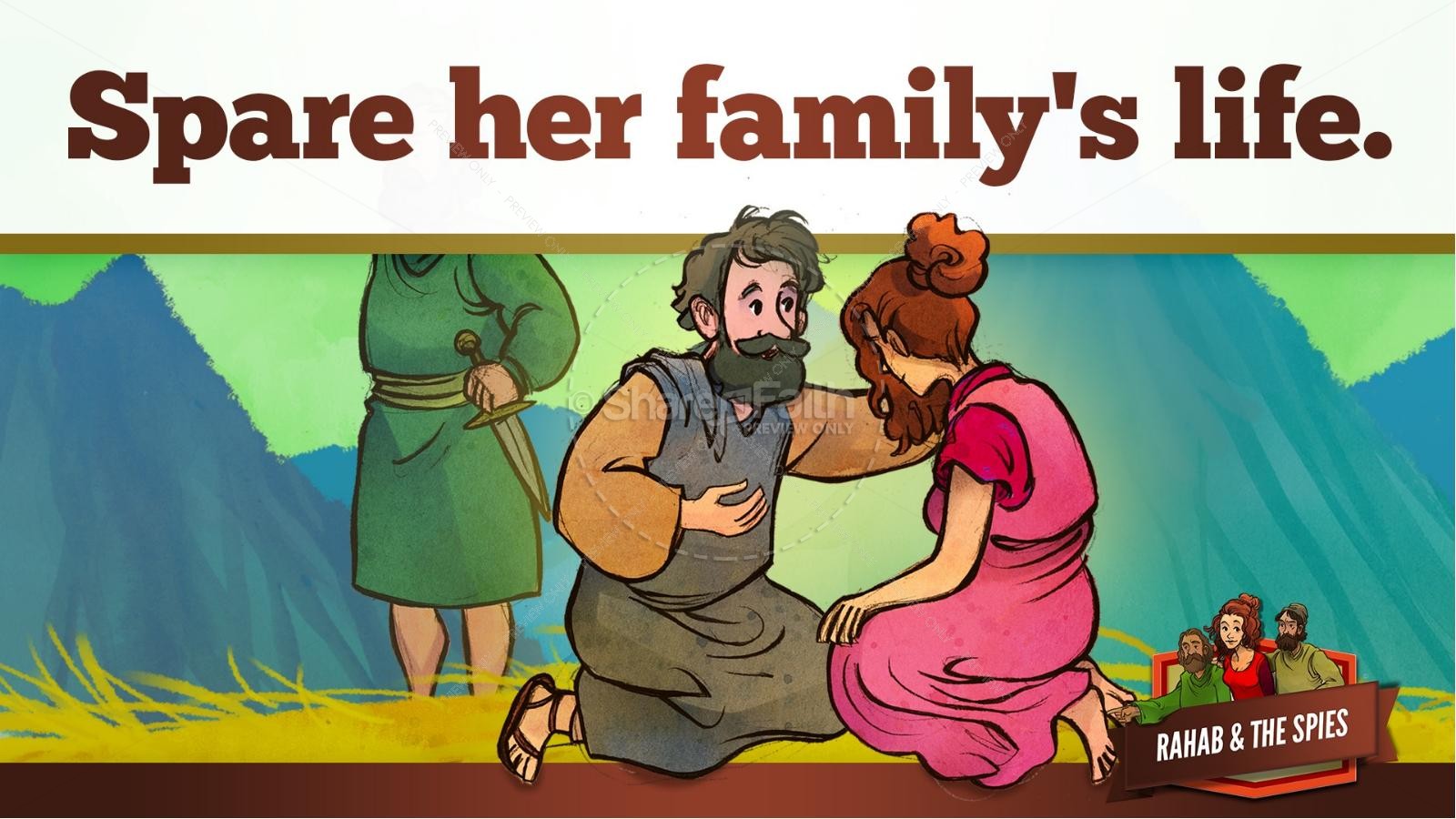 Joshua 2 The Story of Rahab Kids Bible Stories Thumbnail 24