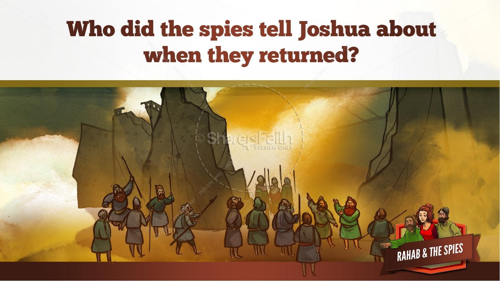 Joshua 2 The Story of Rahab Kids Bible Stories Thumbnail 31