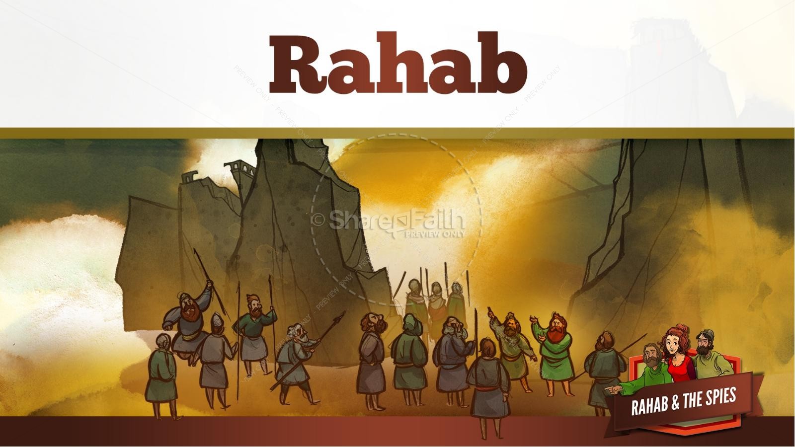 Joshua 2 The Story of Rahab Kids Bible Stories Thumbnail 32