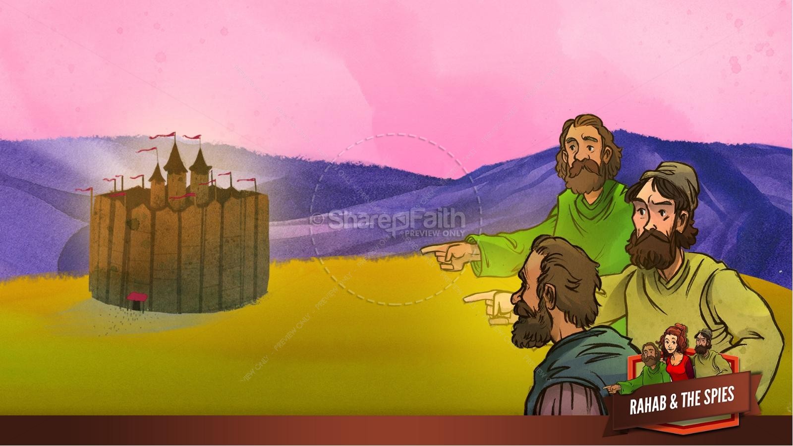 Joshua 2 The Story of Rahab Kids Bible Stories Thumbnail 10