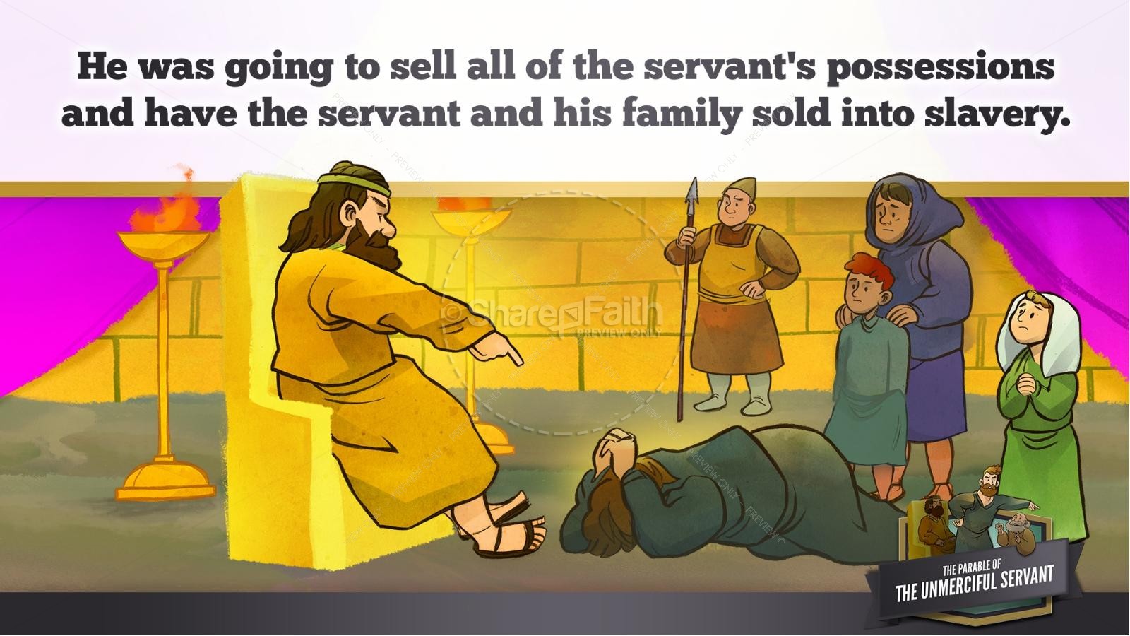 Matthew 18 The Parable of the Unforgiving Servant Kids Bible Story Thumbnail 20