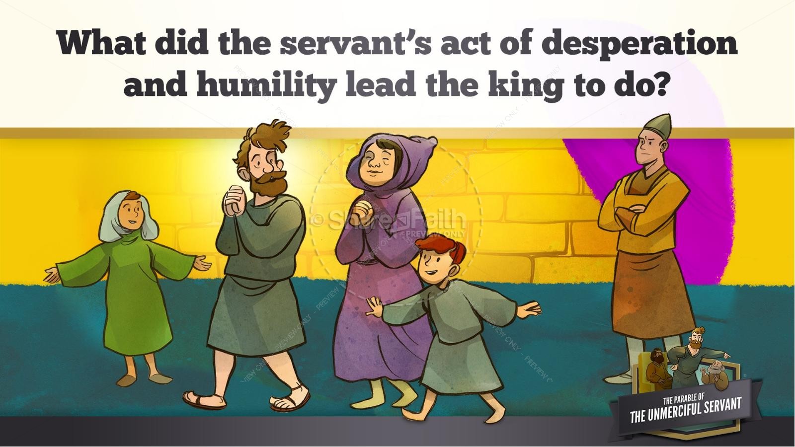 Matthew 18 The Parable of the Unforgiving Servant Kids Bible Story Thumbnail 23