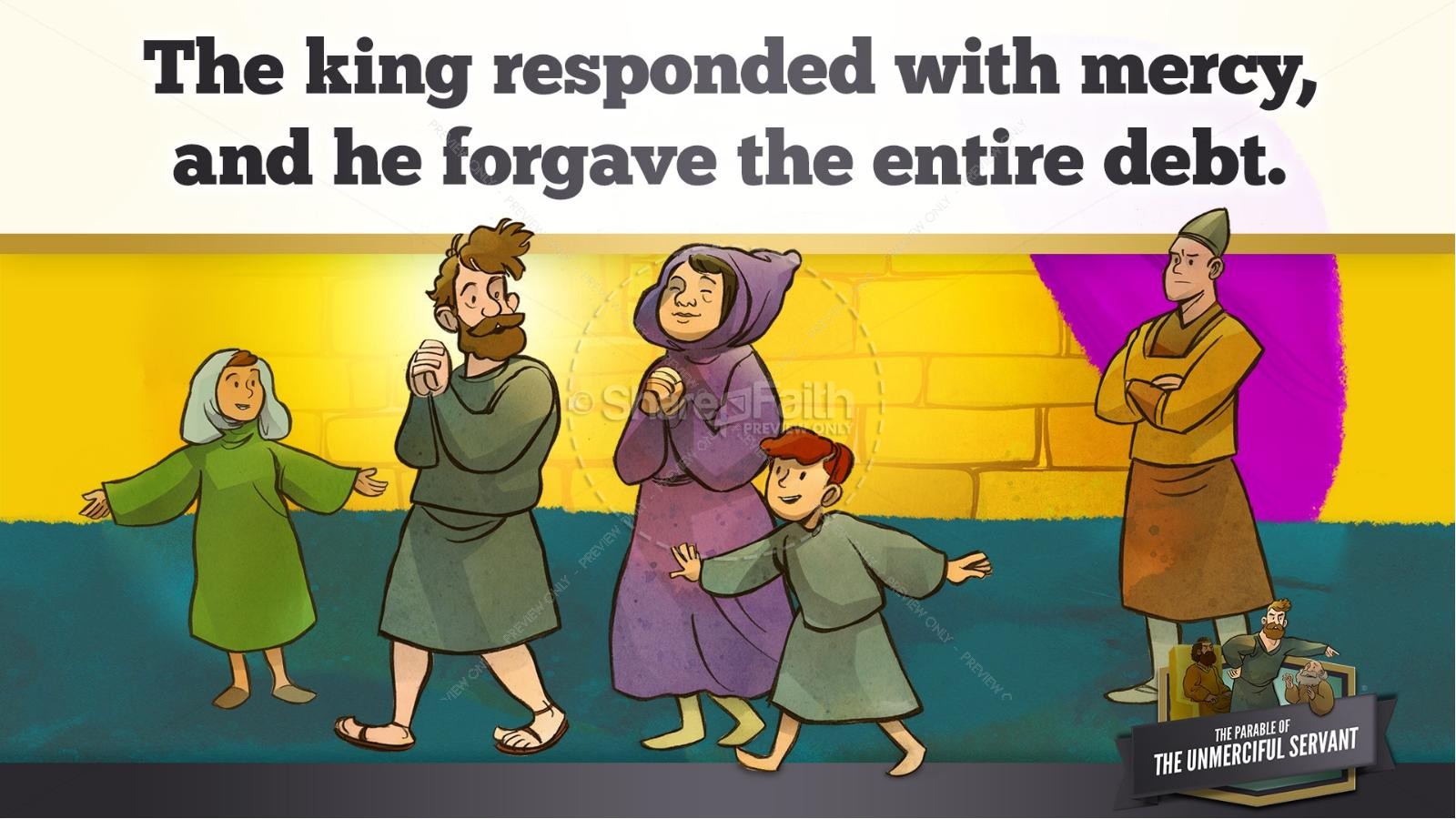 Matthew 18 The Parable of the Unforgiving Servant Kids Bible Story Thumbnail 24