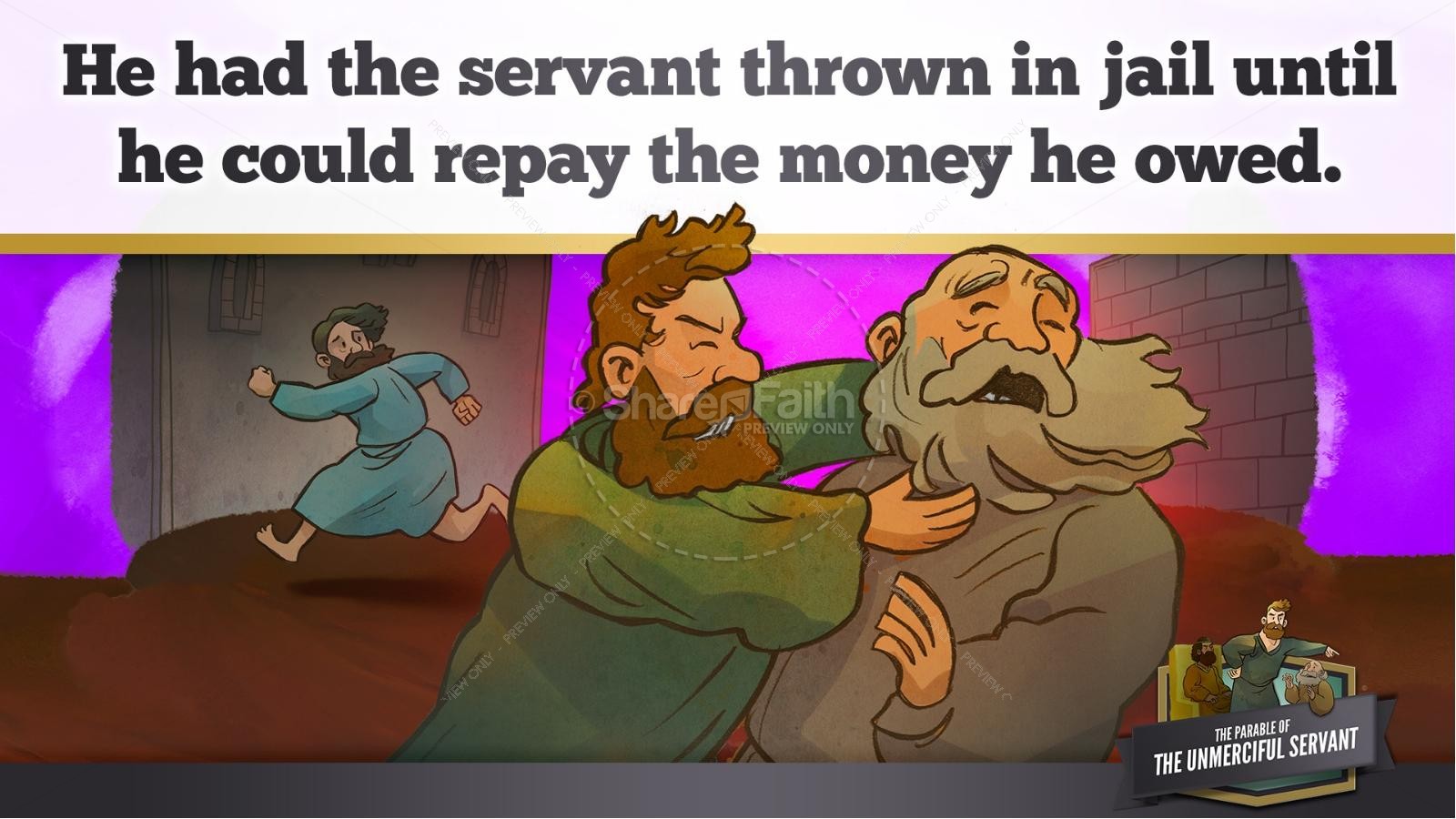 Matthew 18 The Parable of the Unforgiving Servant Kids Bible Story Thumbnail 32