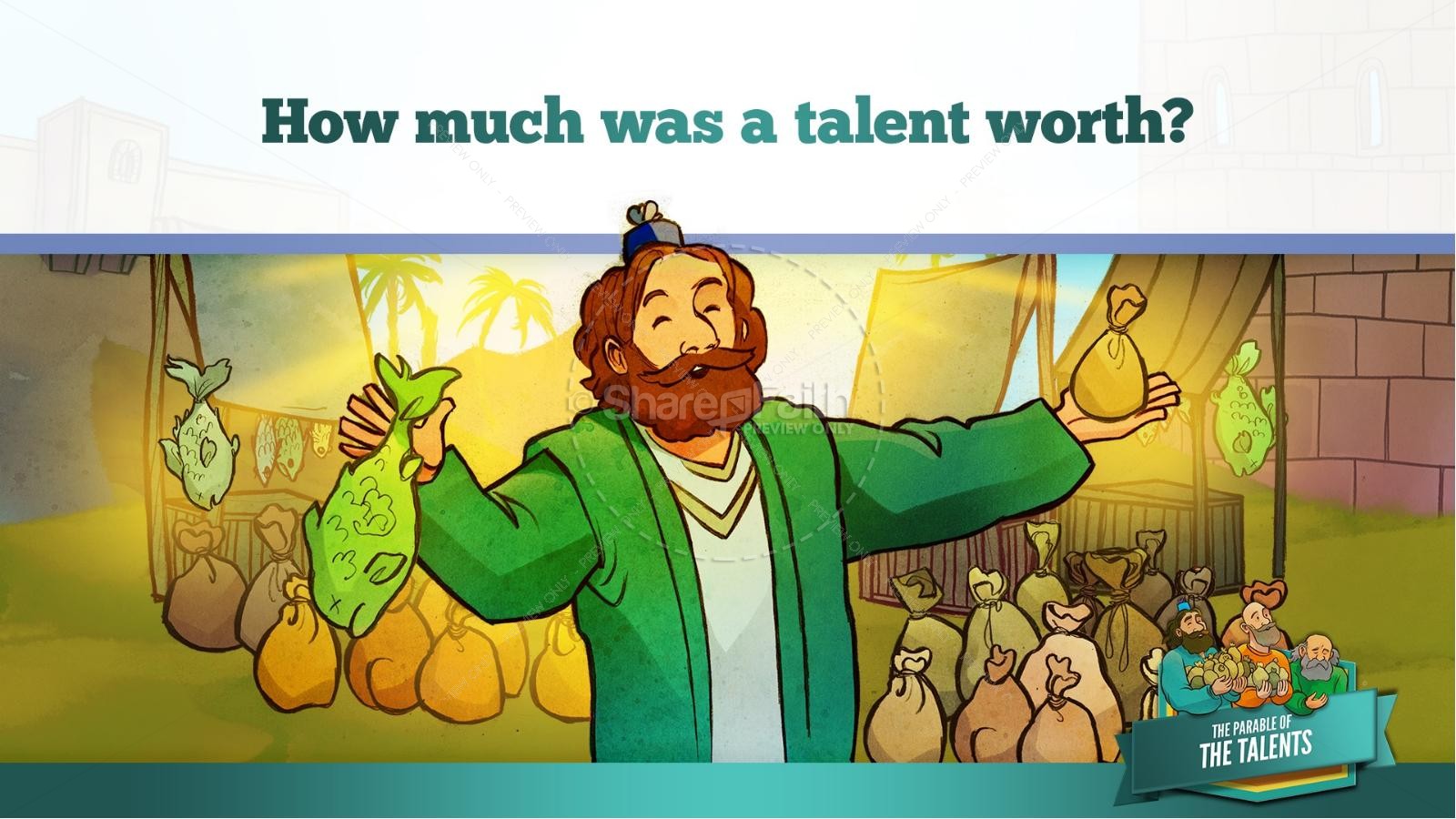 The Parable of the Talents Kids Bible Story Thumbnail 15