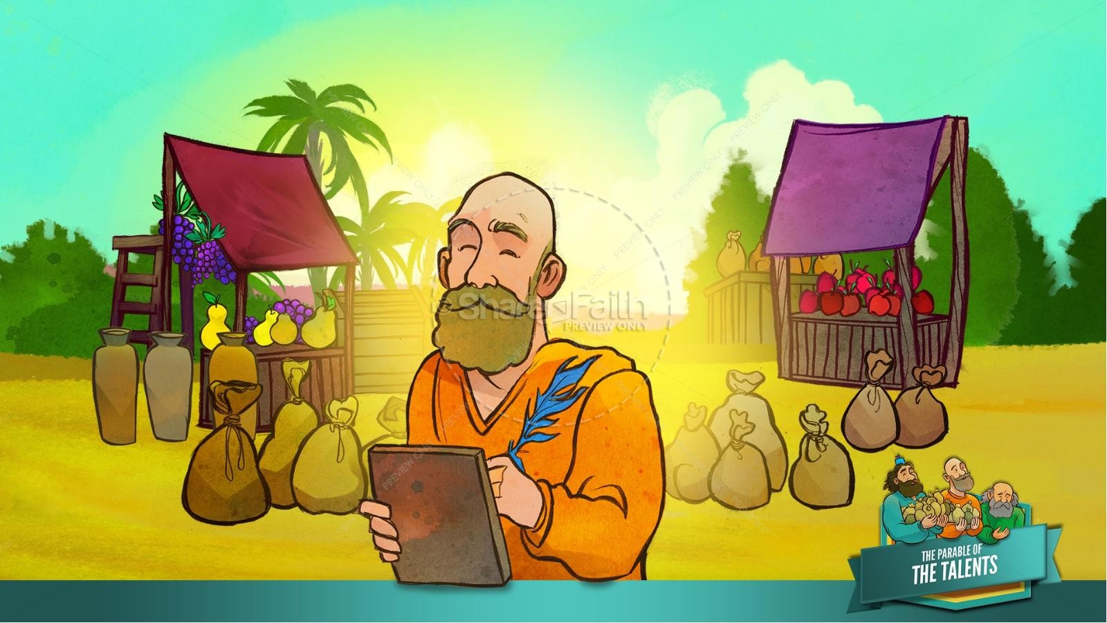 The Parable of the Talents Kids Bible Story Thumbnail 18