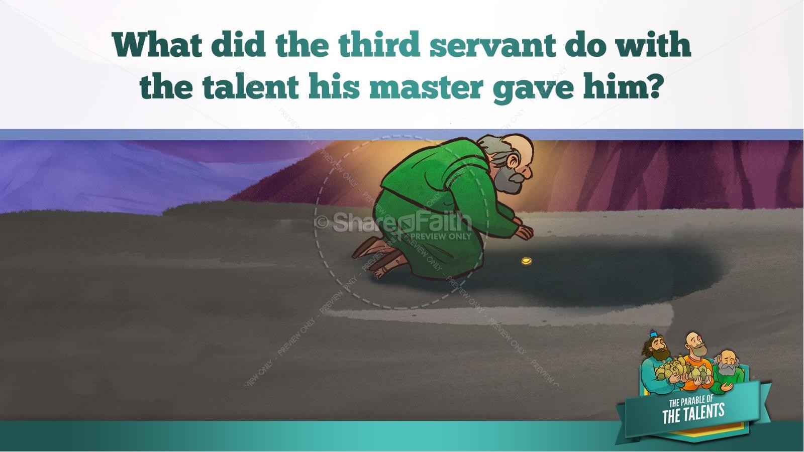 The Parable of the Talents Kids Bible Story Thumbnail 23