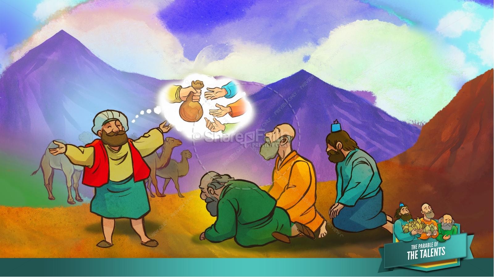 The Parable of the Talents Kids Bible Story Thumbnail 26