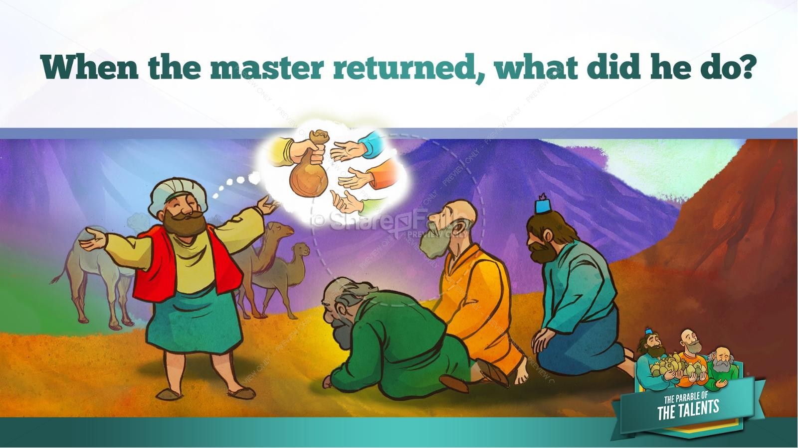 The Parable of the Talents Kids Bible Story Thumbnail 27